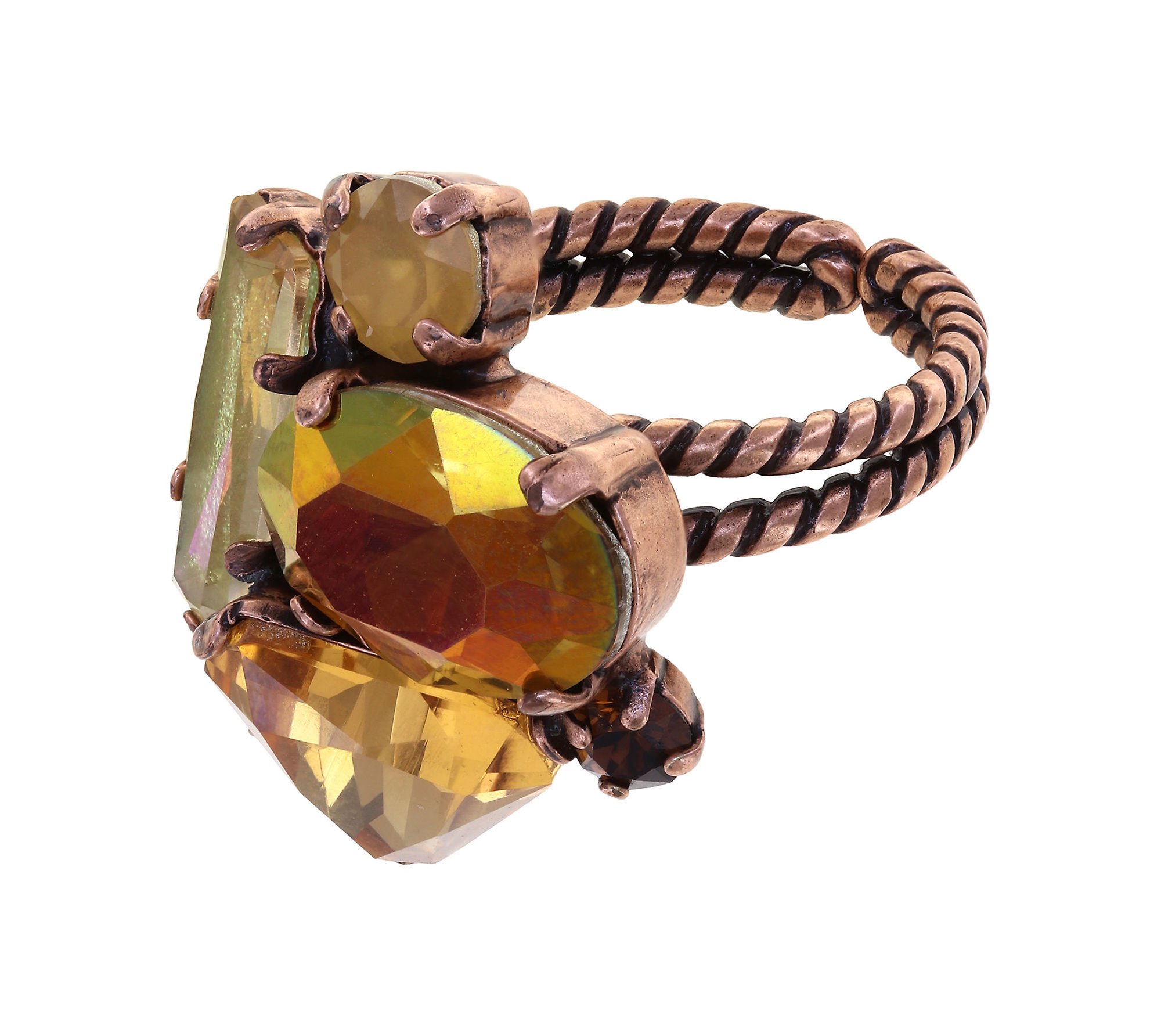 image for Ring Gems Riot Saffron Curry Turmeric Yellow 