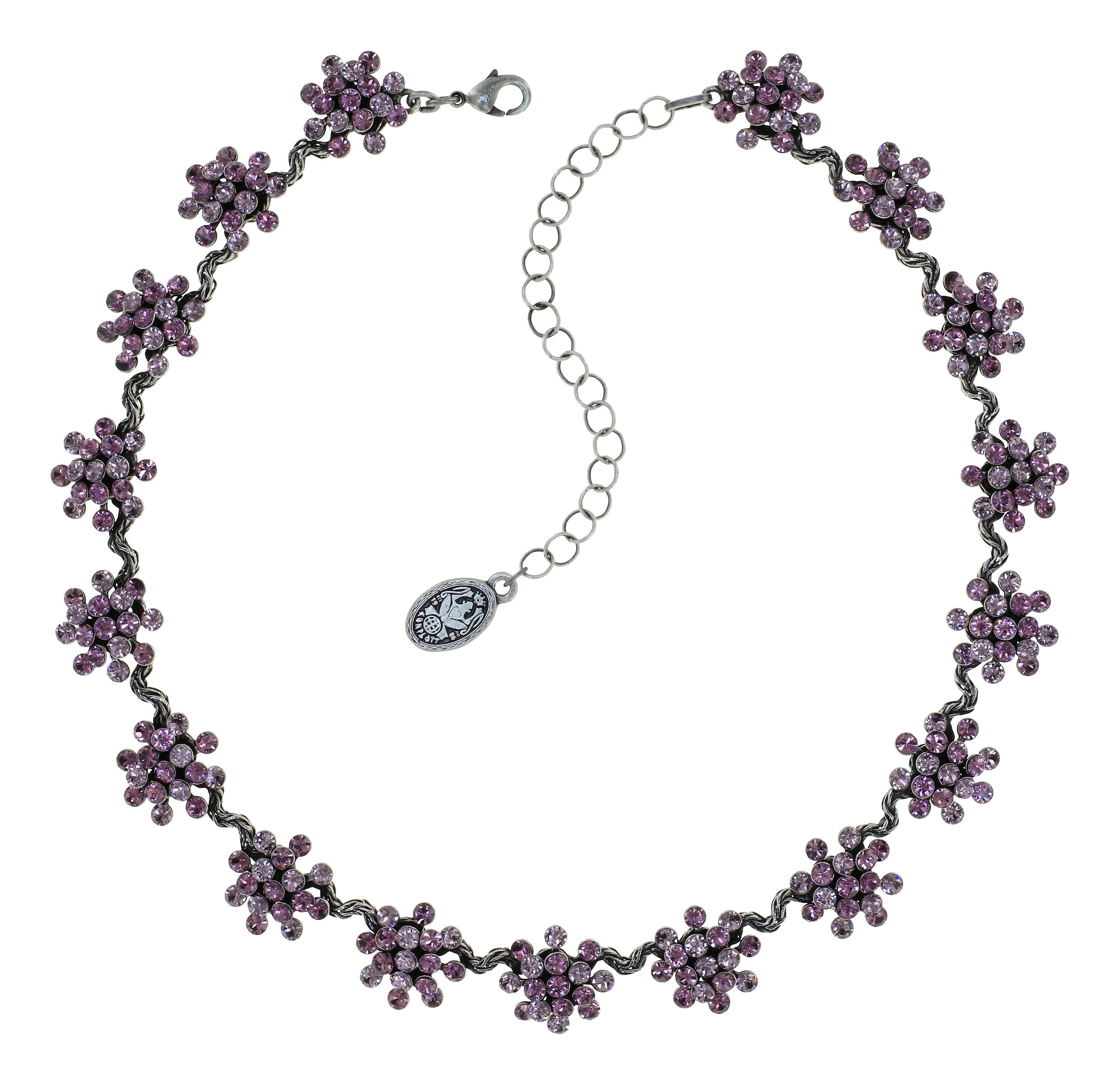 Bild für Halskette Collier Magic Fireball Antike Rose Pink / lila mini