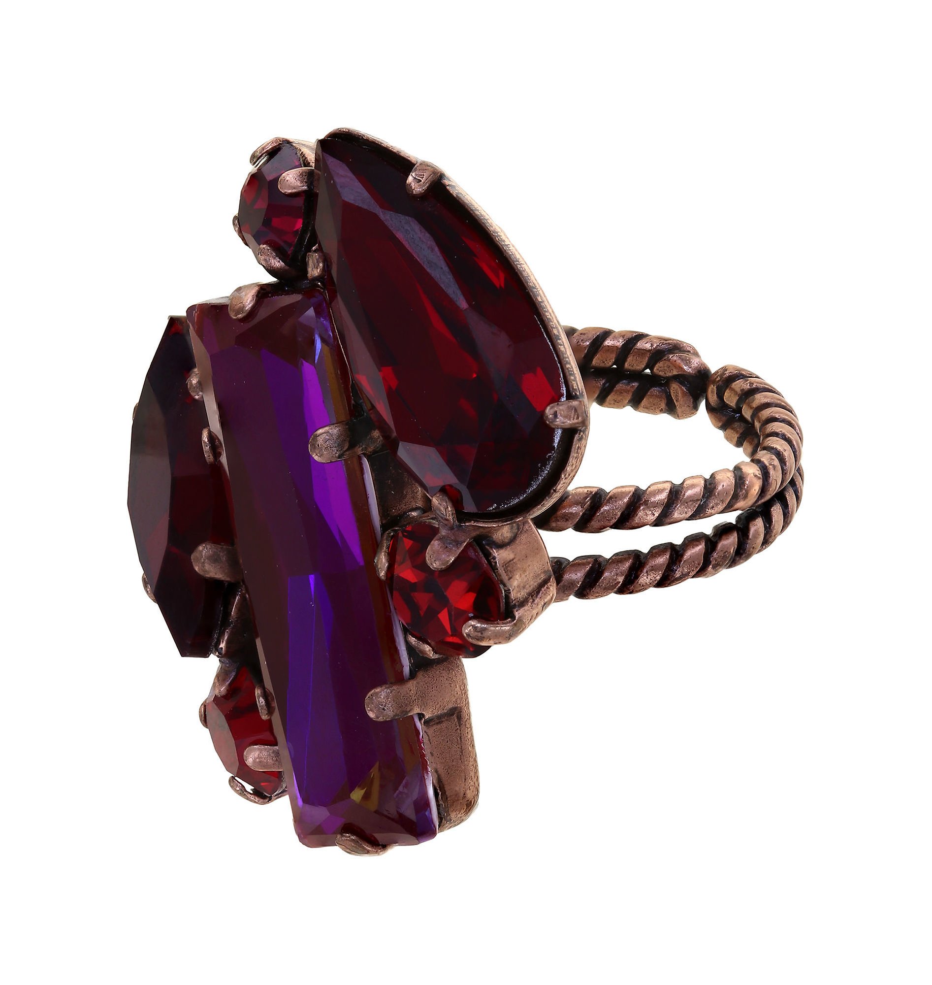 Bild für Ring Gems Riot Leidenschaftsrot red 