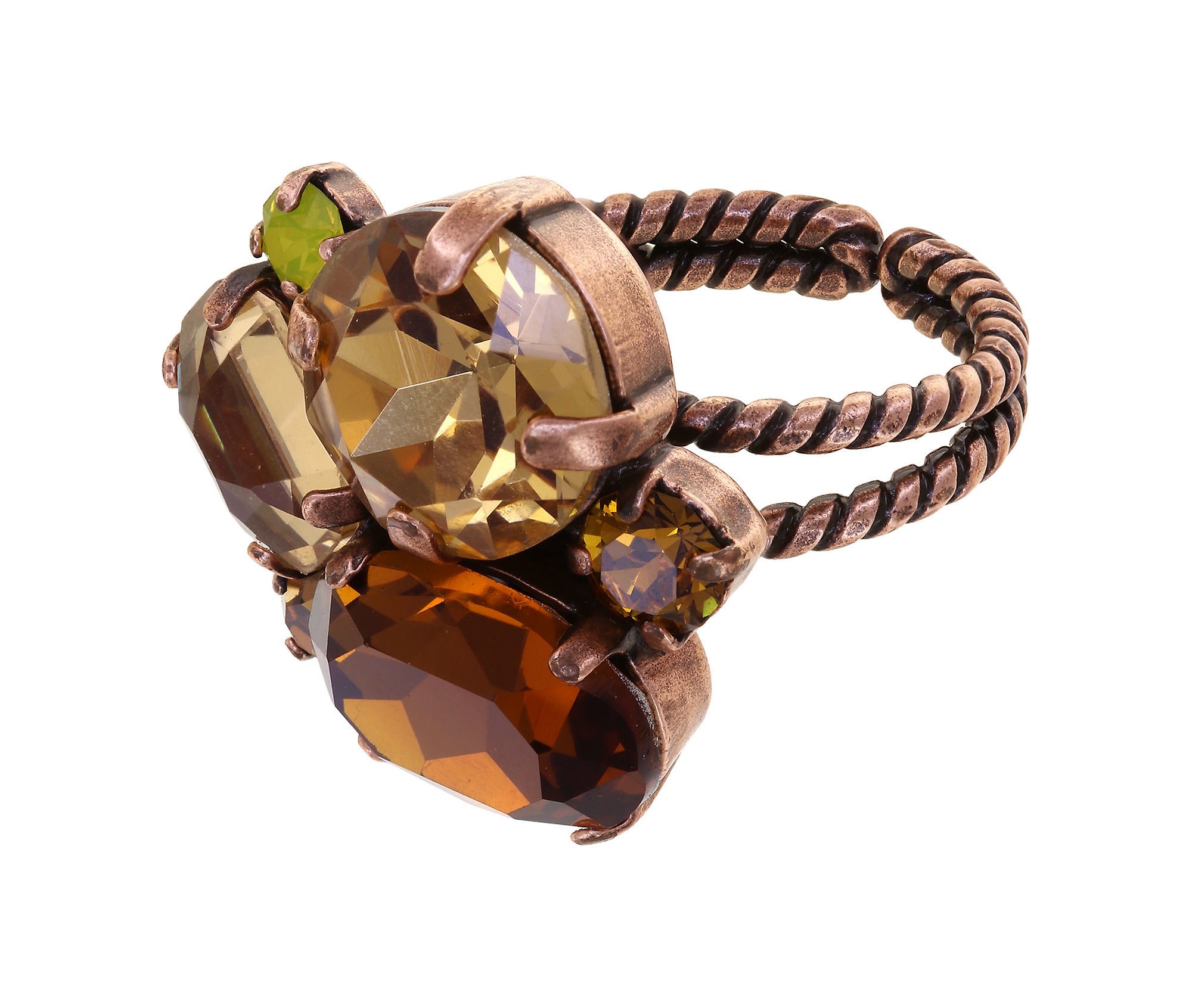 image for Ring Gems Riot Saffron Curry Turmeric Yellow 