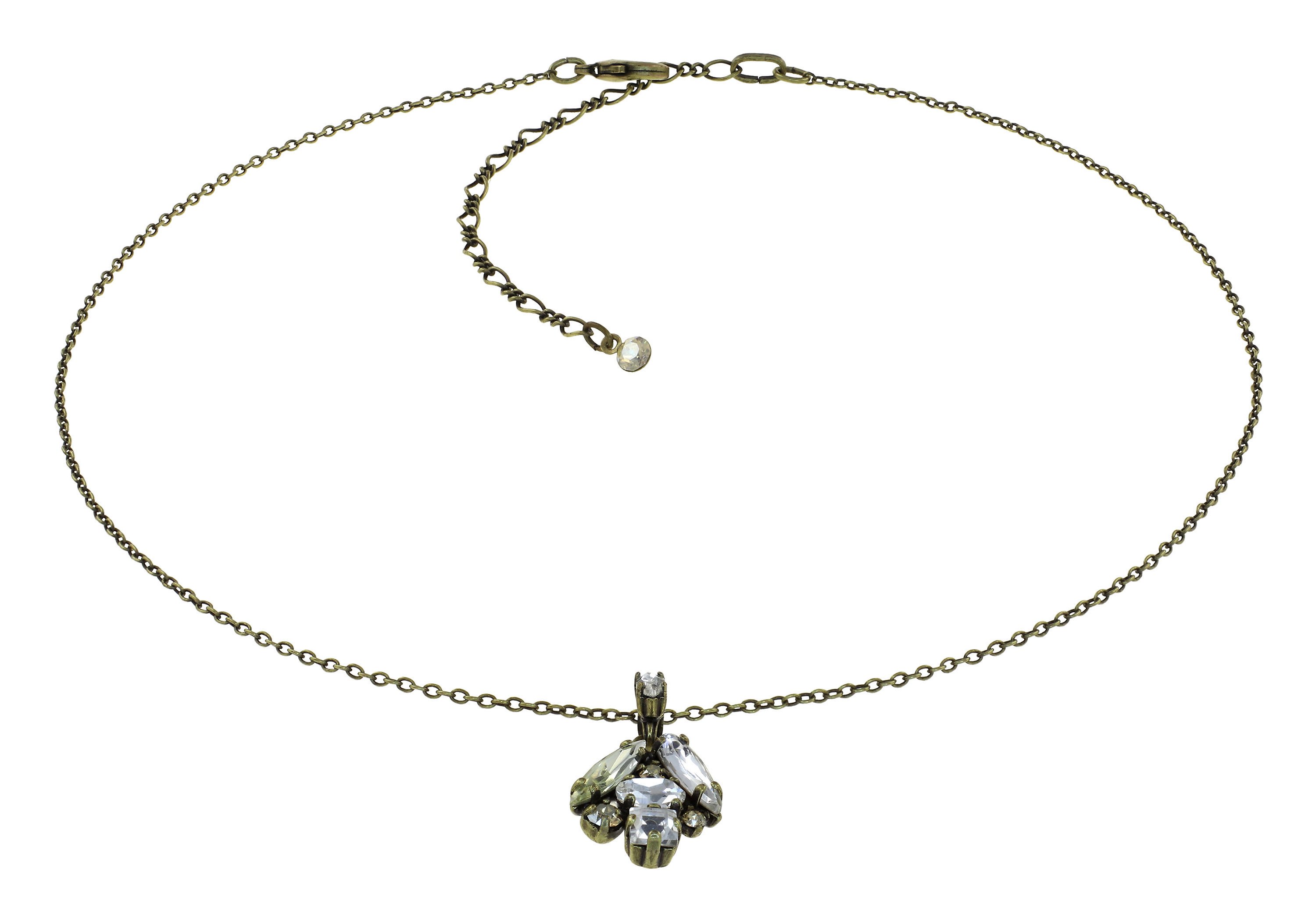 image for Necklace pendant Abegail Liquid Whites white 