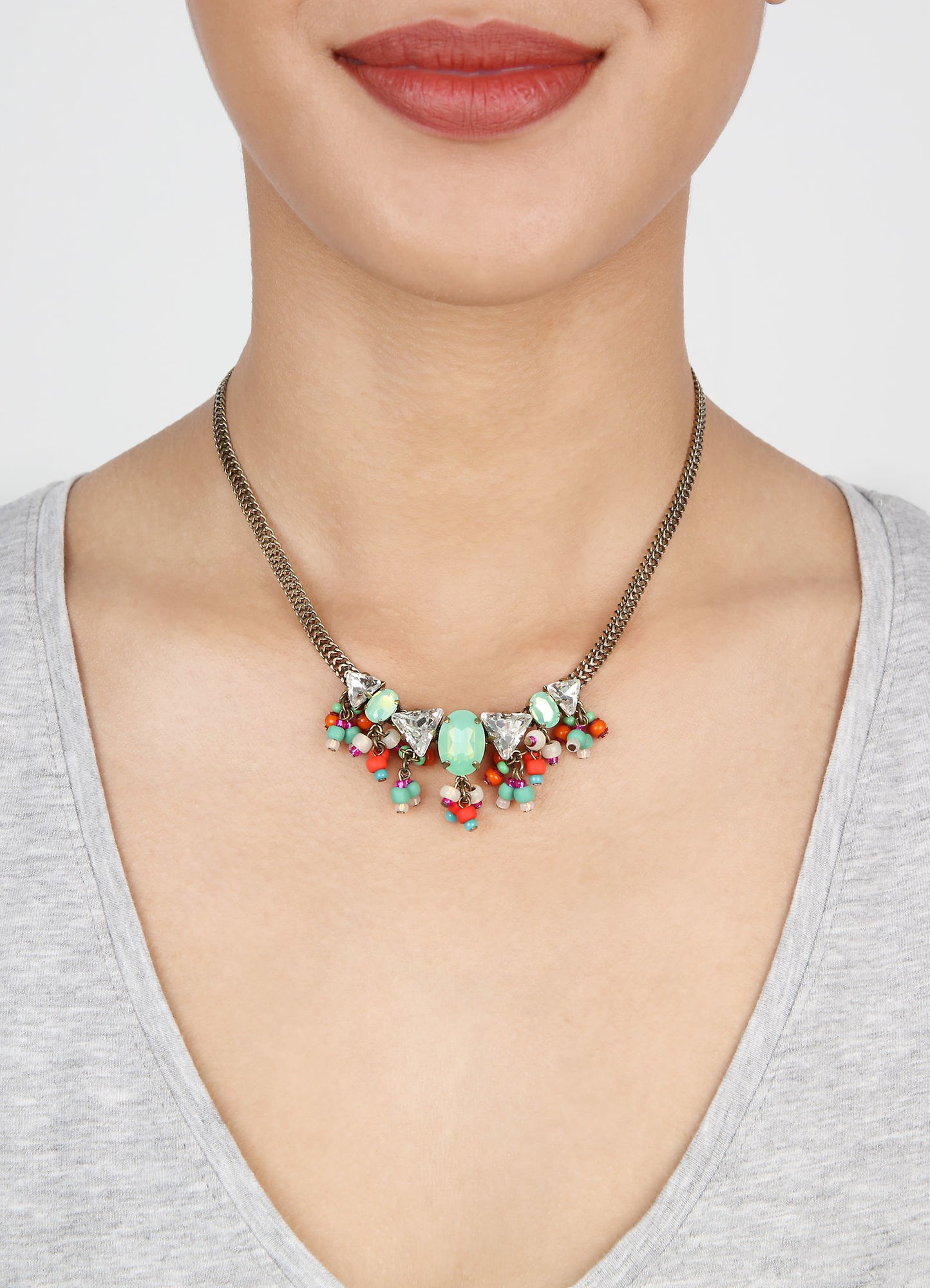 image for Necklace Hippie Woodstock multi 