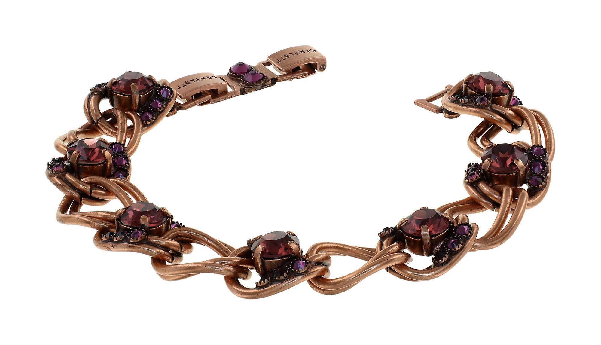 image pour Bracelet Chanelion Rocks Red Red Wine red/lila 