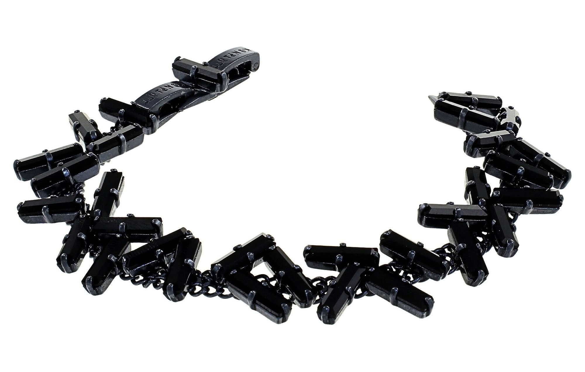 Bild für Armband Jumping Baguette Tiefstes Schwarz Black 