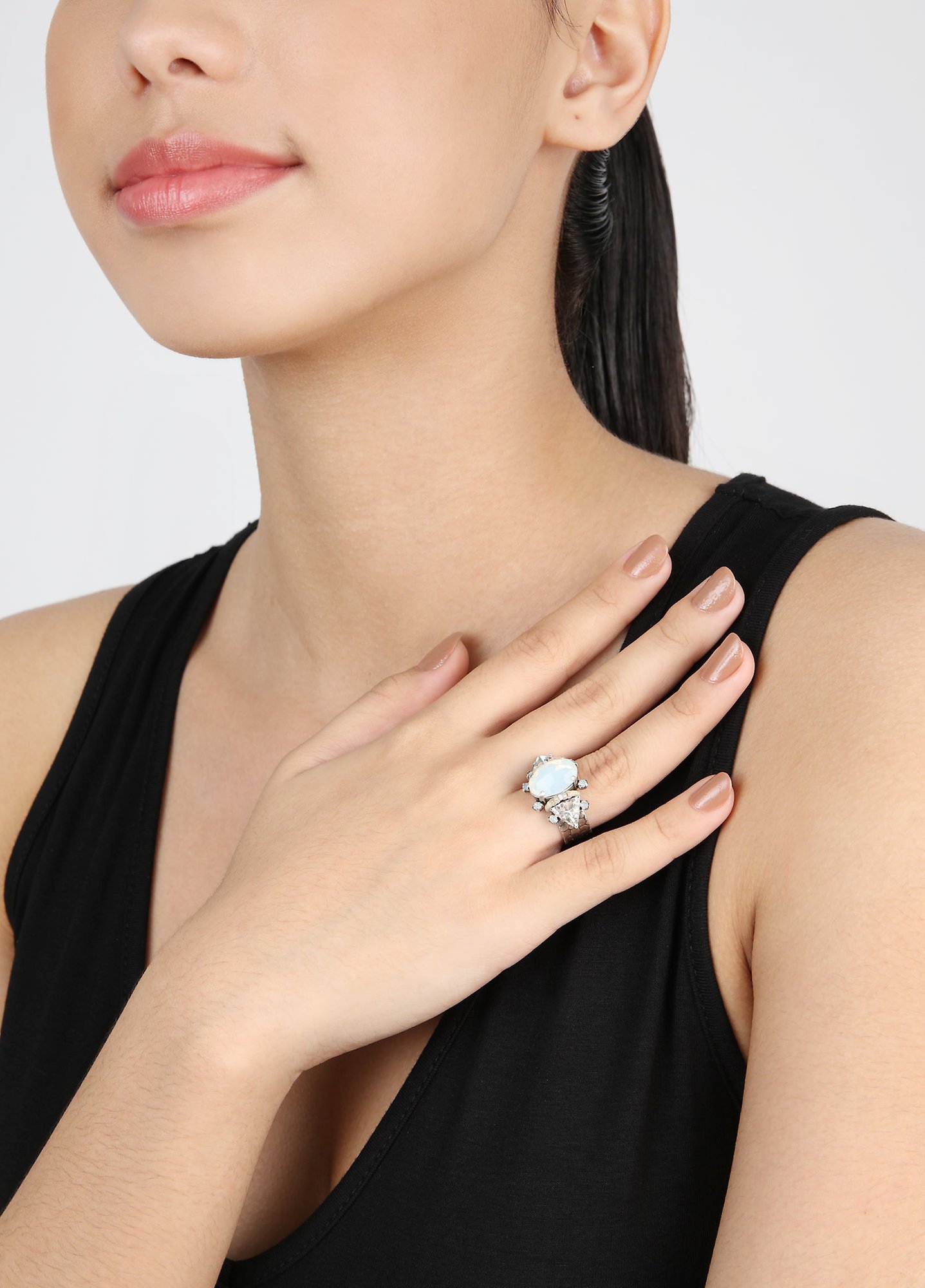 image for Ring Hippie Vanilla White white 