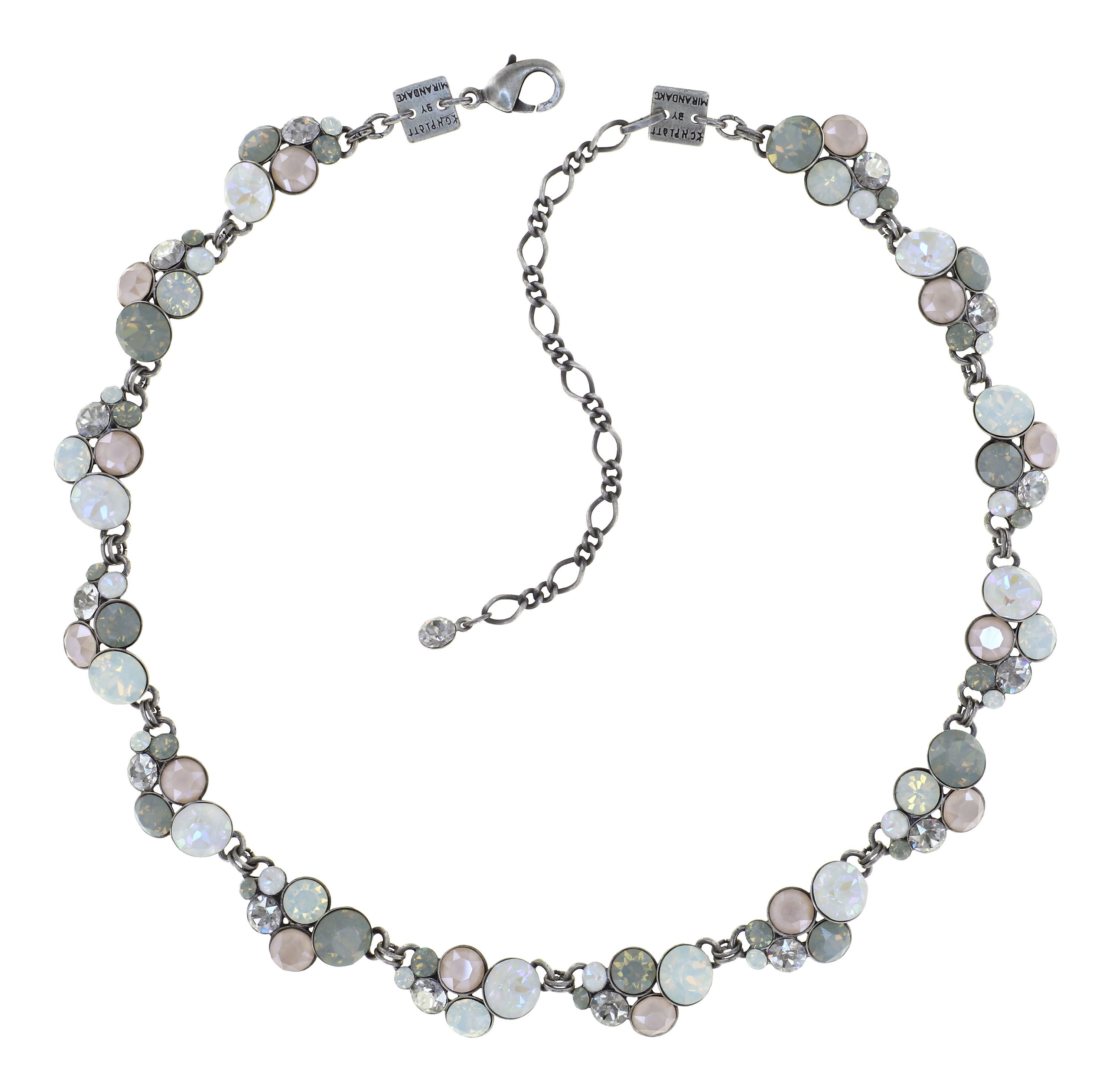 Bild für Halskette Collier Petit Glamour Steinweiß Weiß 