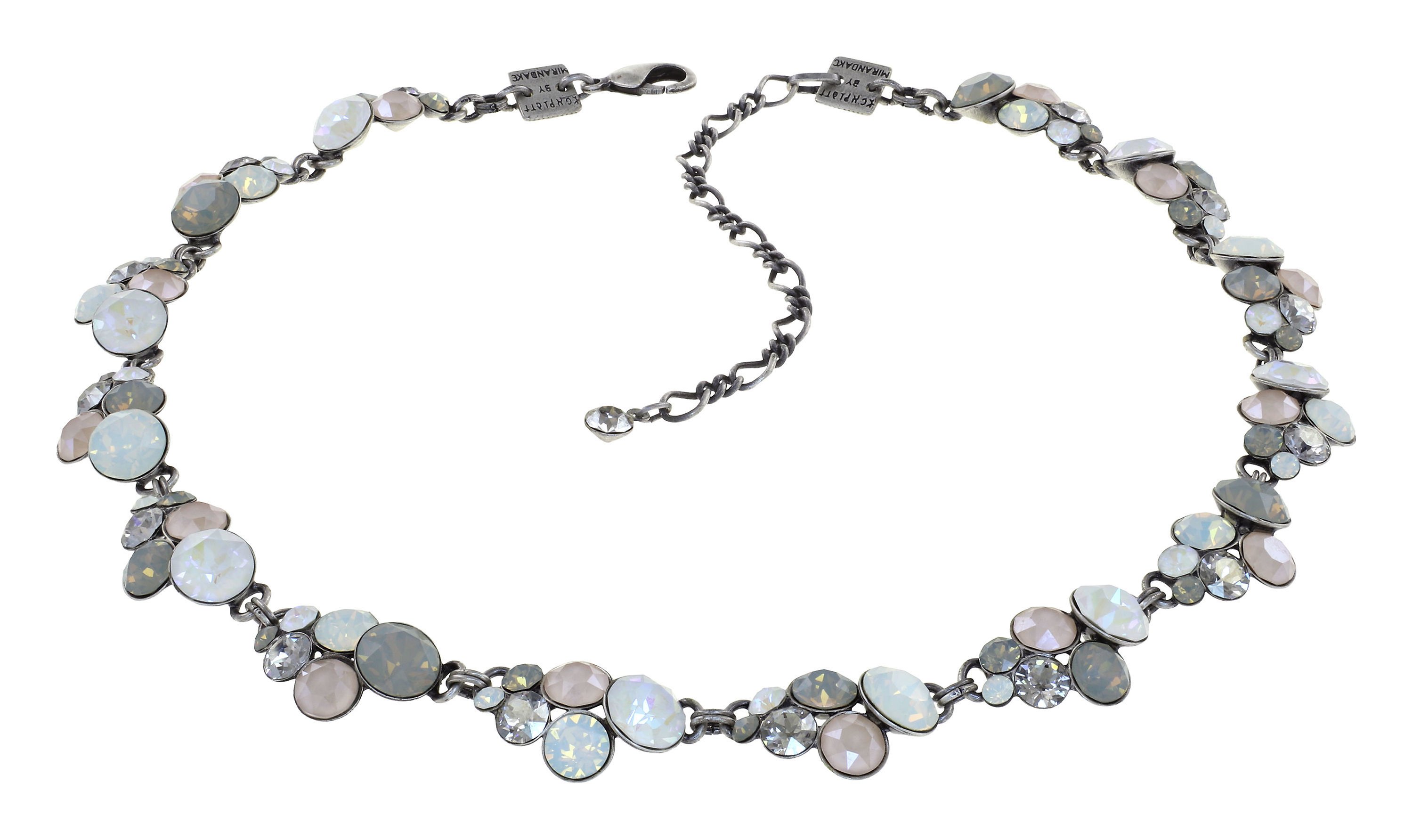 image for Necklace Collier Petit Glamour Stone White white 