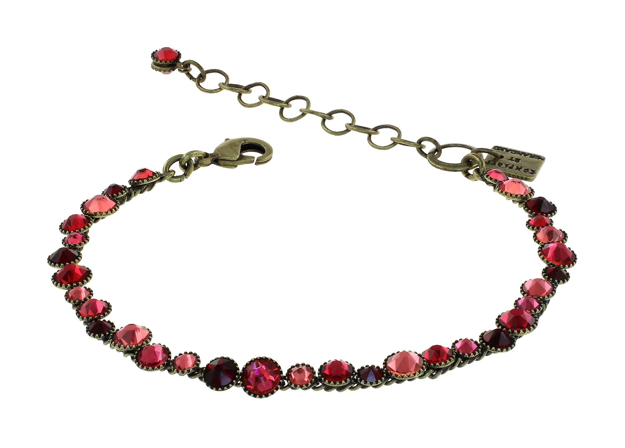 Bild für Armband Water Cascade Tiefe Flamme coralline/red 