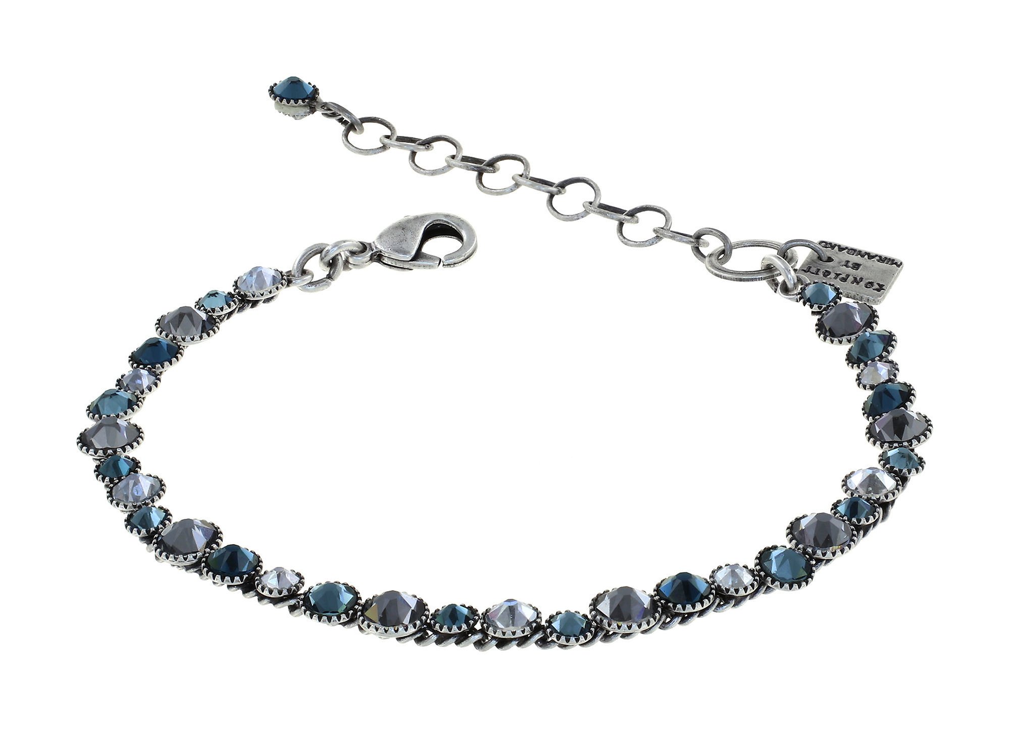 Bild für Armband Water Cascade Gewitter blue/grey 