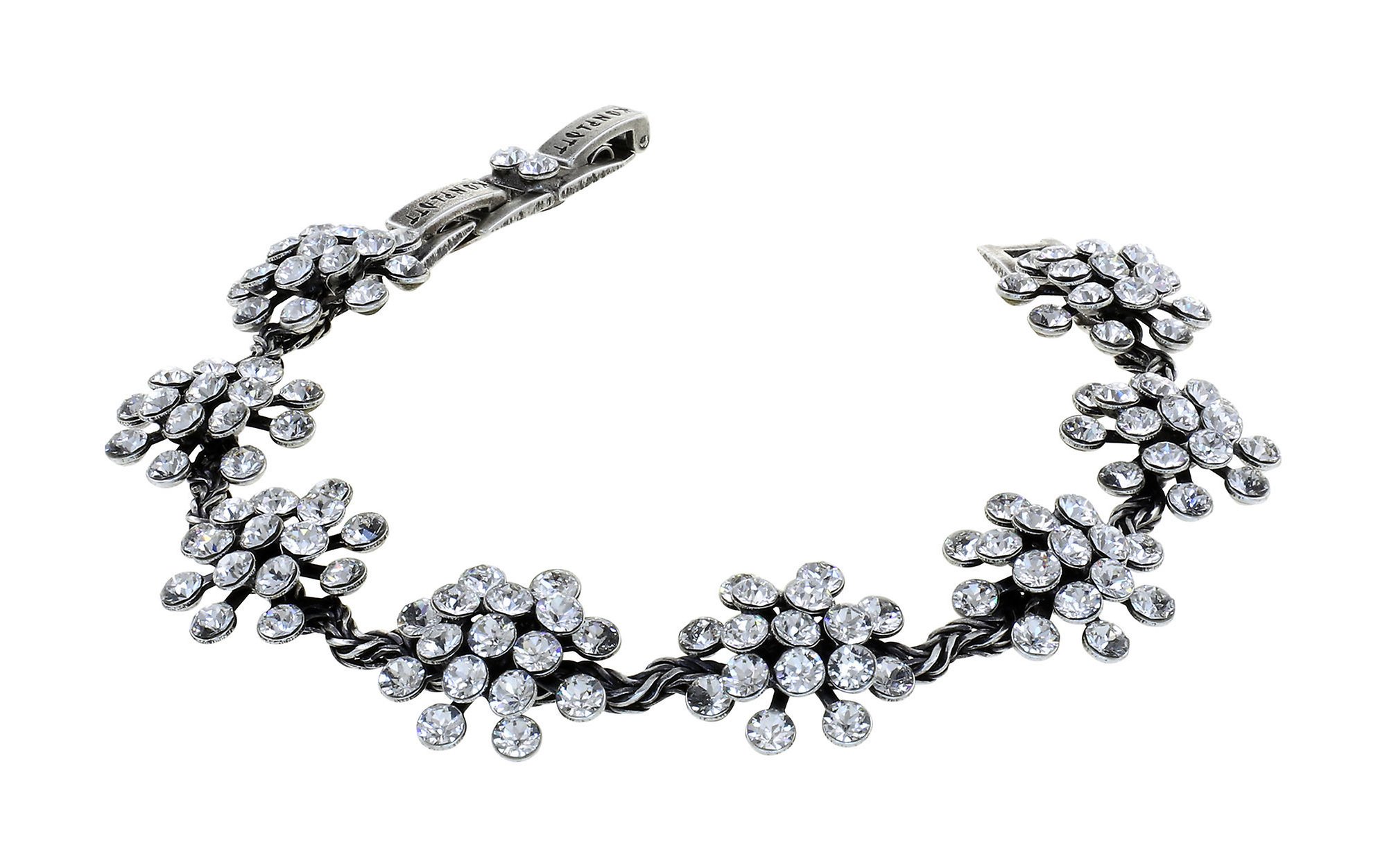 image for Bracelet Magic Fireball Crystal Clear white mini