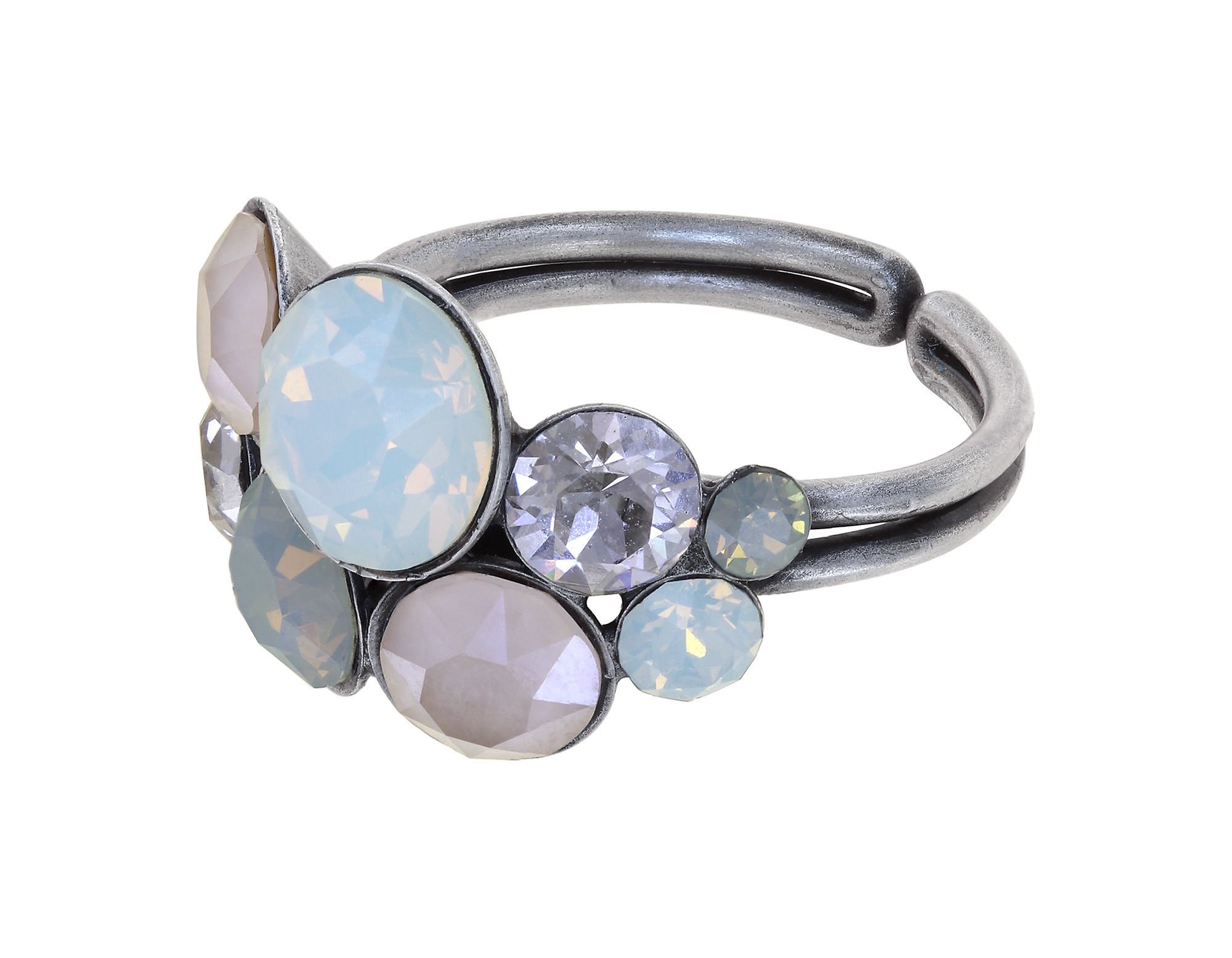 image for Ring Petit Glamour Stone White white 