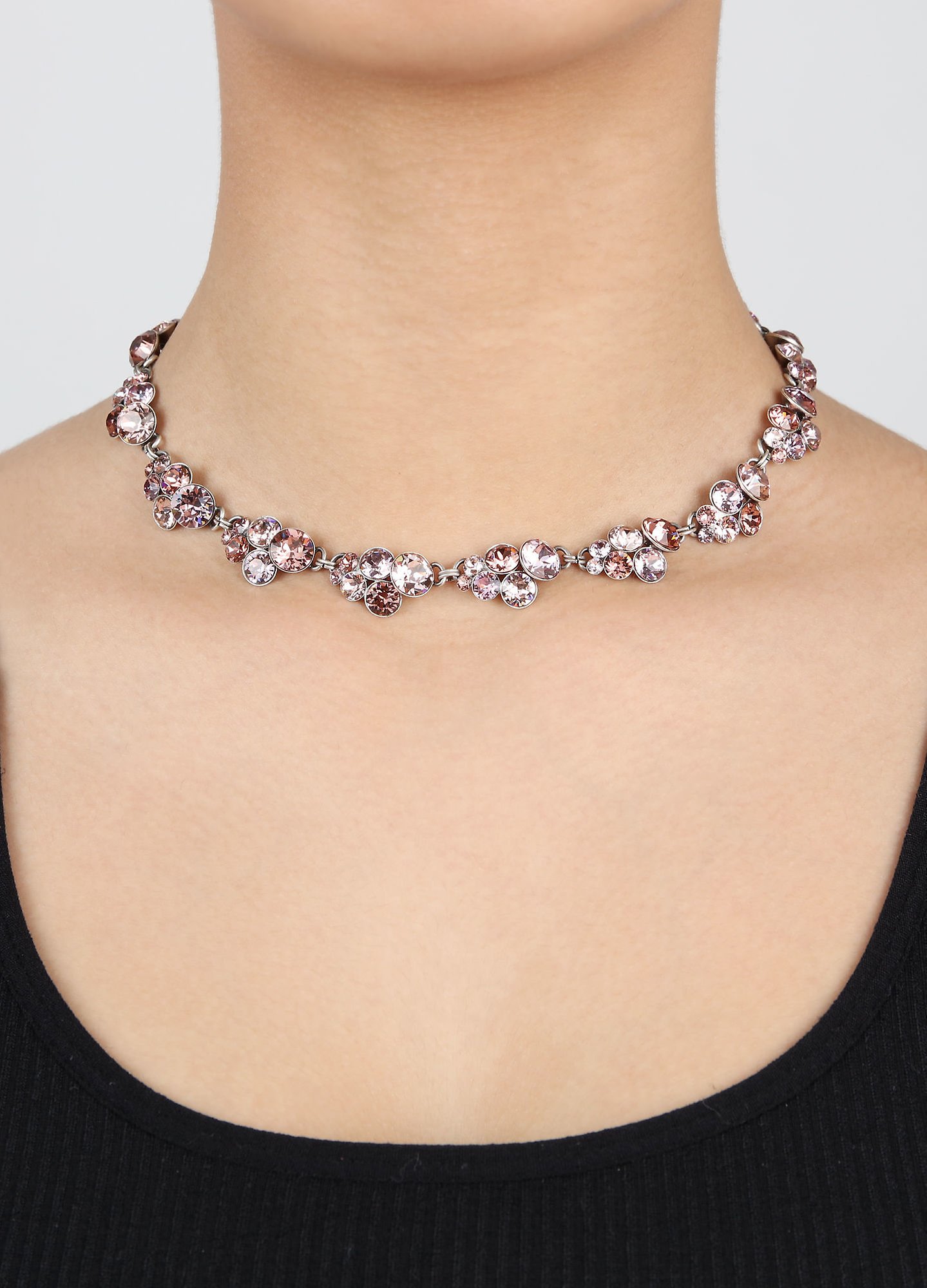 image for Necklace Collier Petit Glamour Blush Pink 