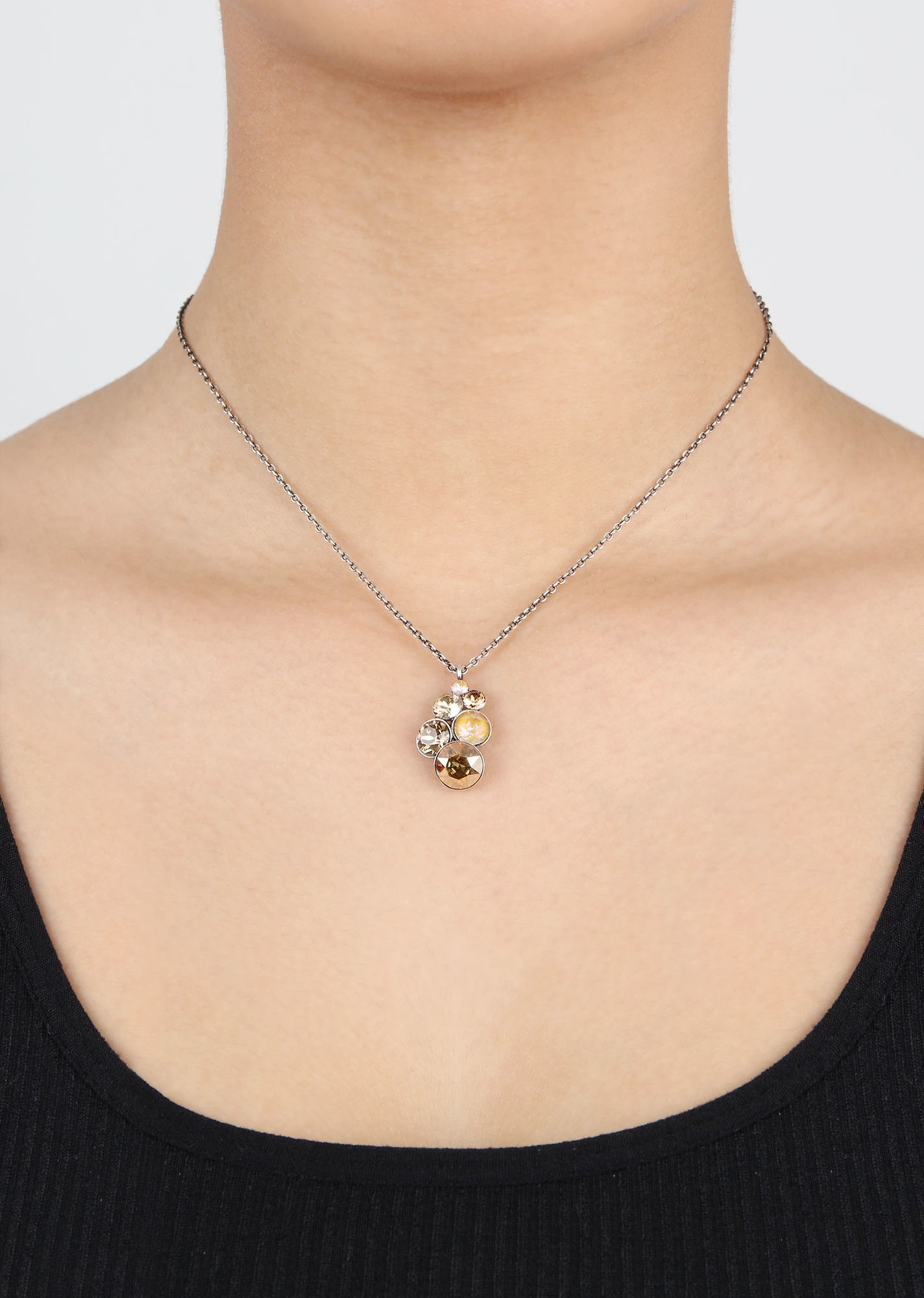 image for Necklace Pendant Petit Glamour Sun Kissed Brown 