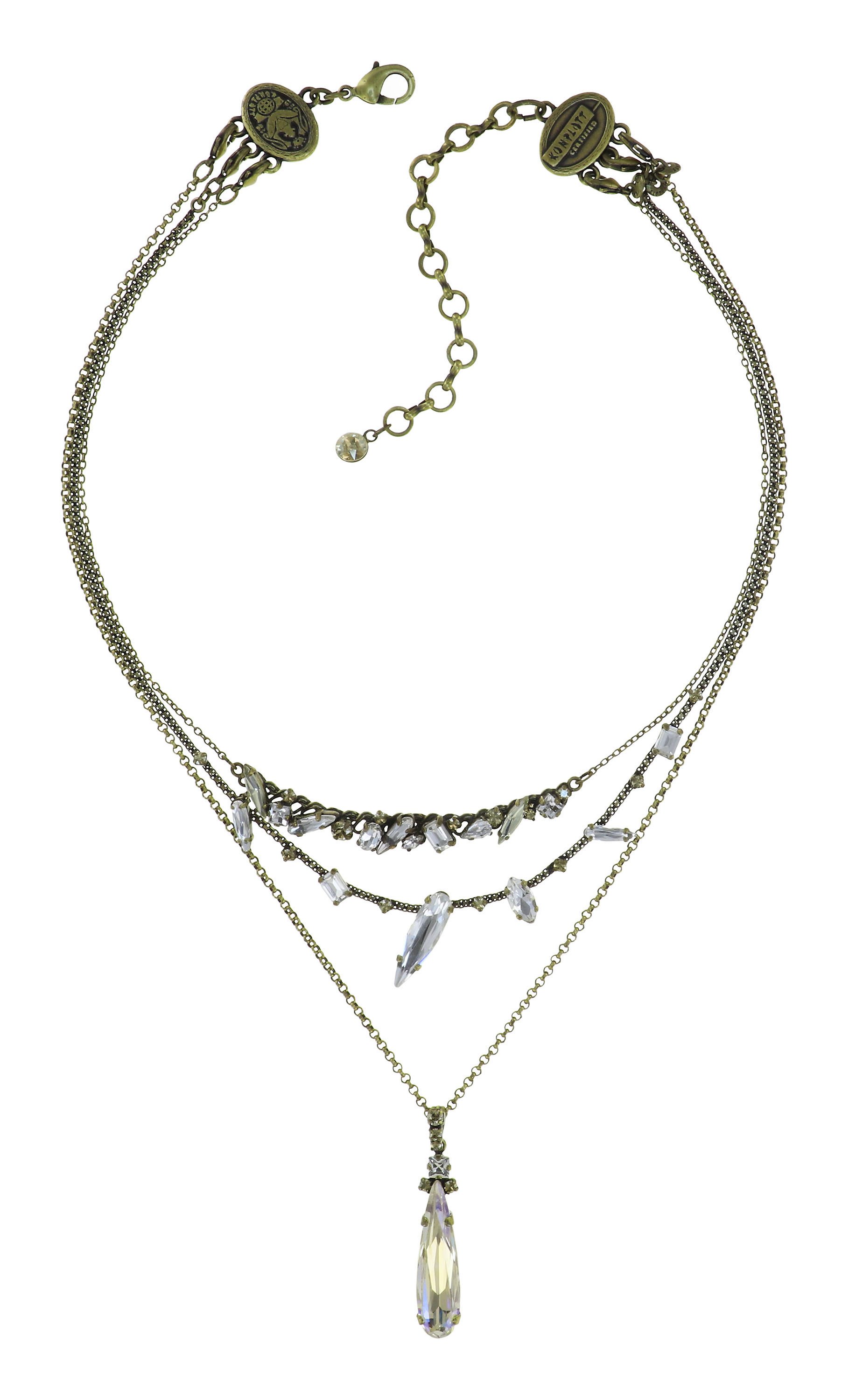 image for Necklace Abegail Liquid Whites white 
