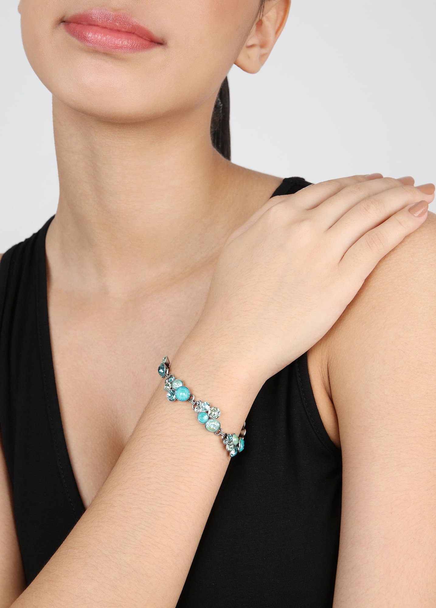 image pour Bracelet Petit Glamour Menthe Fraîche blue/green 