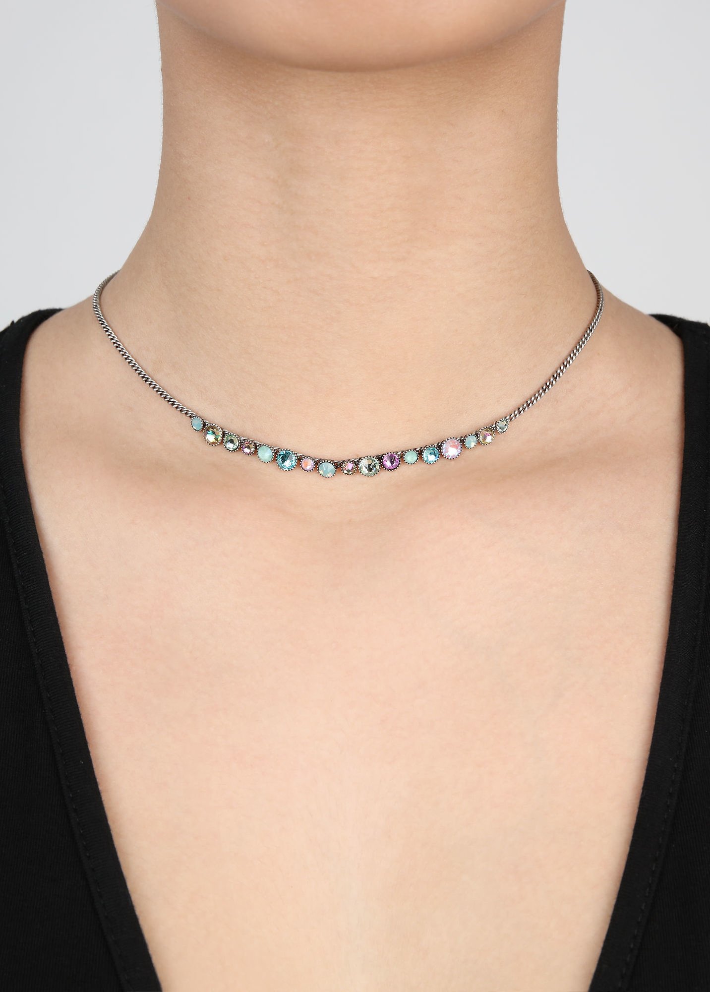 image for Necklace Water Cascade Miami Ice pastel multi 