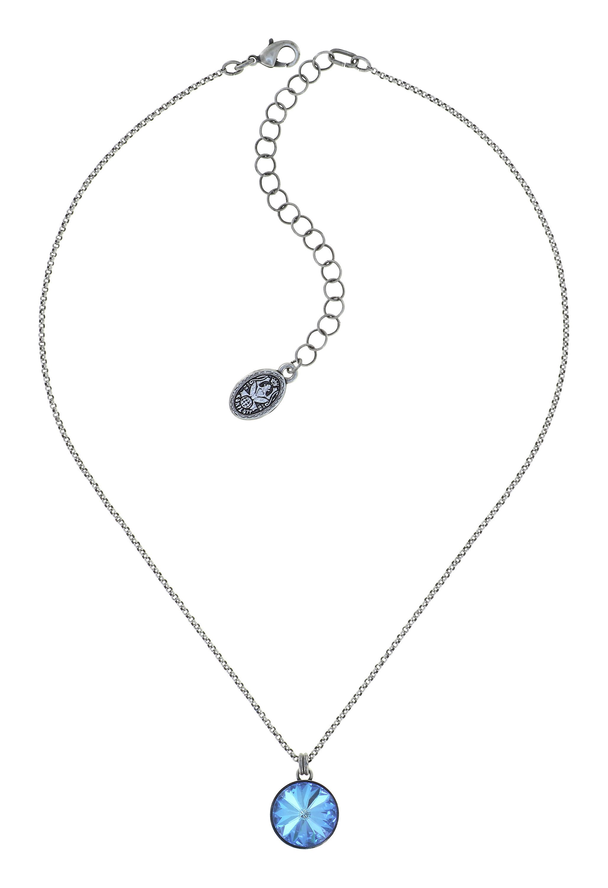 Bild für Halskette mit Anh&auml;nger Rivoli Blau crystal ocean de lite 14mm