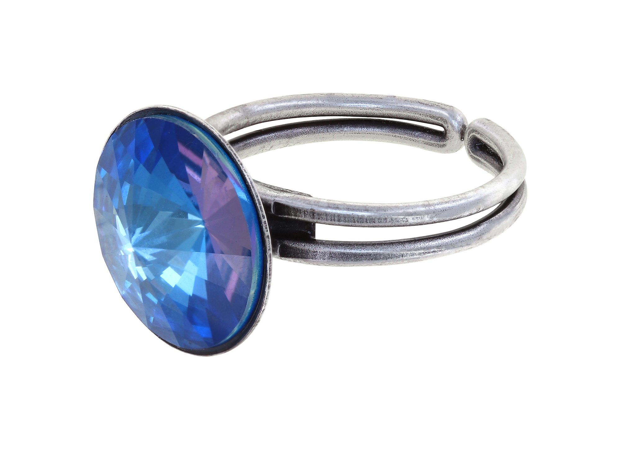 Kép Ring Rivoli Dark Blue crystal royal blue delite 14mm