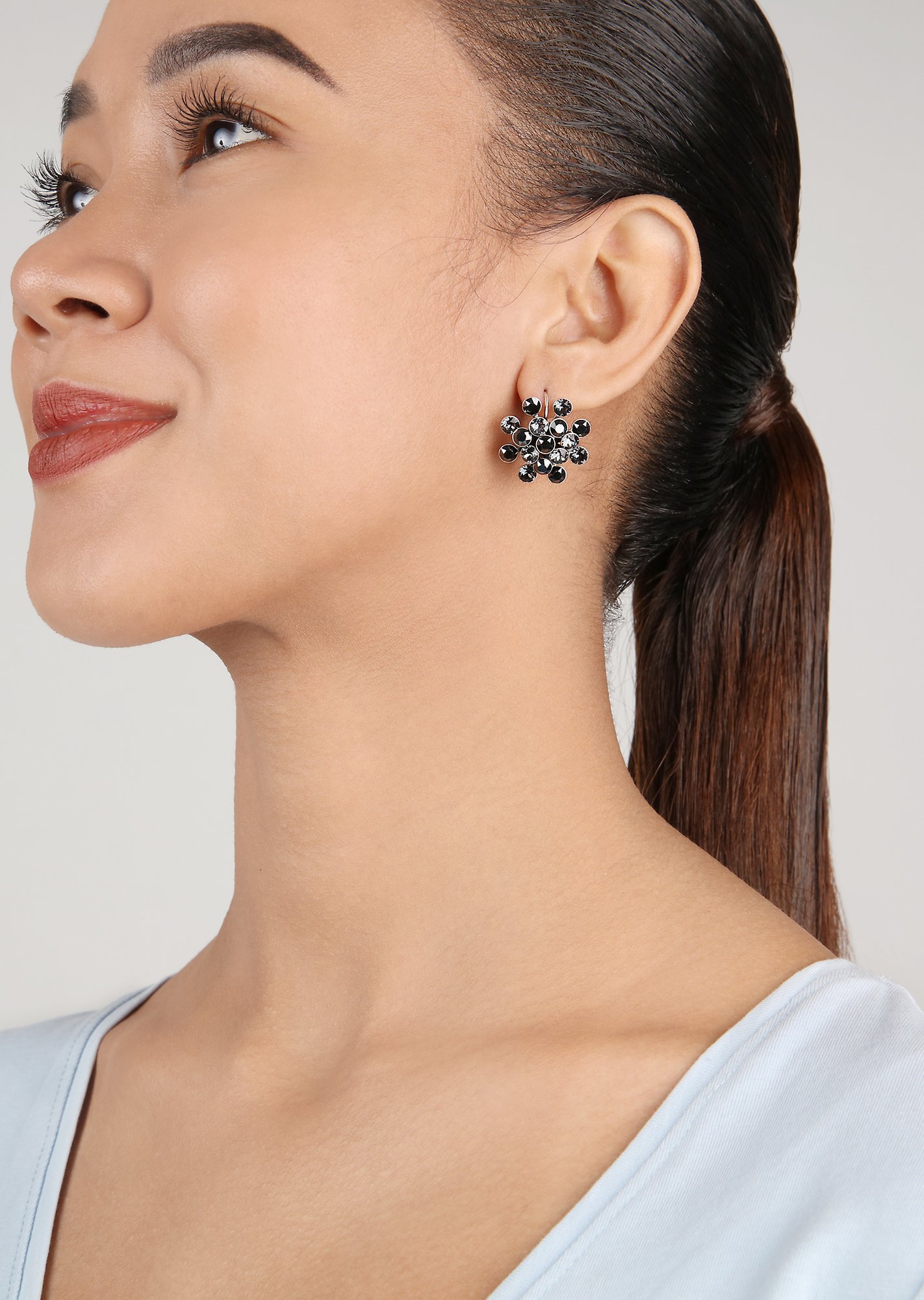 image pour Boucles d'oreilles Eurowire Magic Fireball Nuit La Plus Sombre Black Classic Size (21mm Ø)