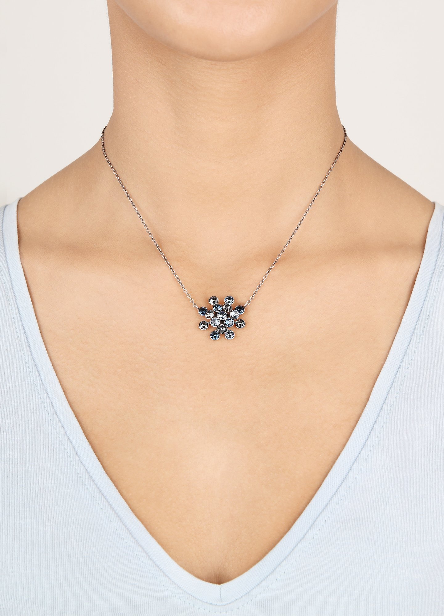 image for Necklace Pendant Magic Fireball Thunderstorm grey Classic Size (21mm Ø)