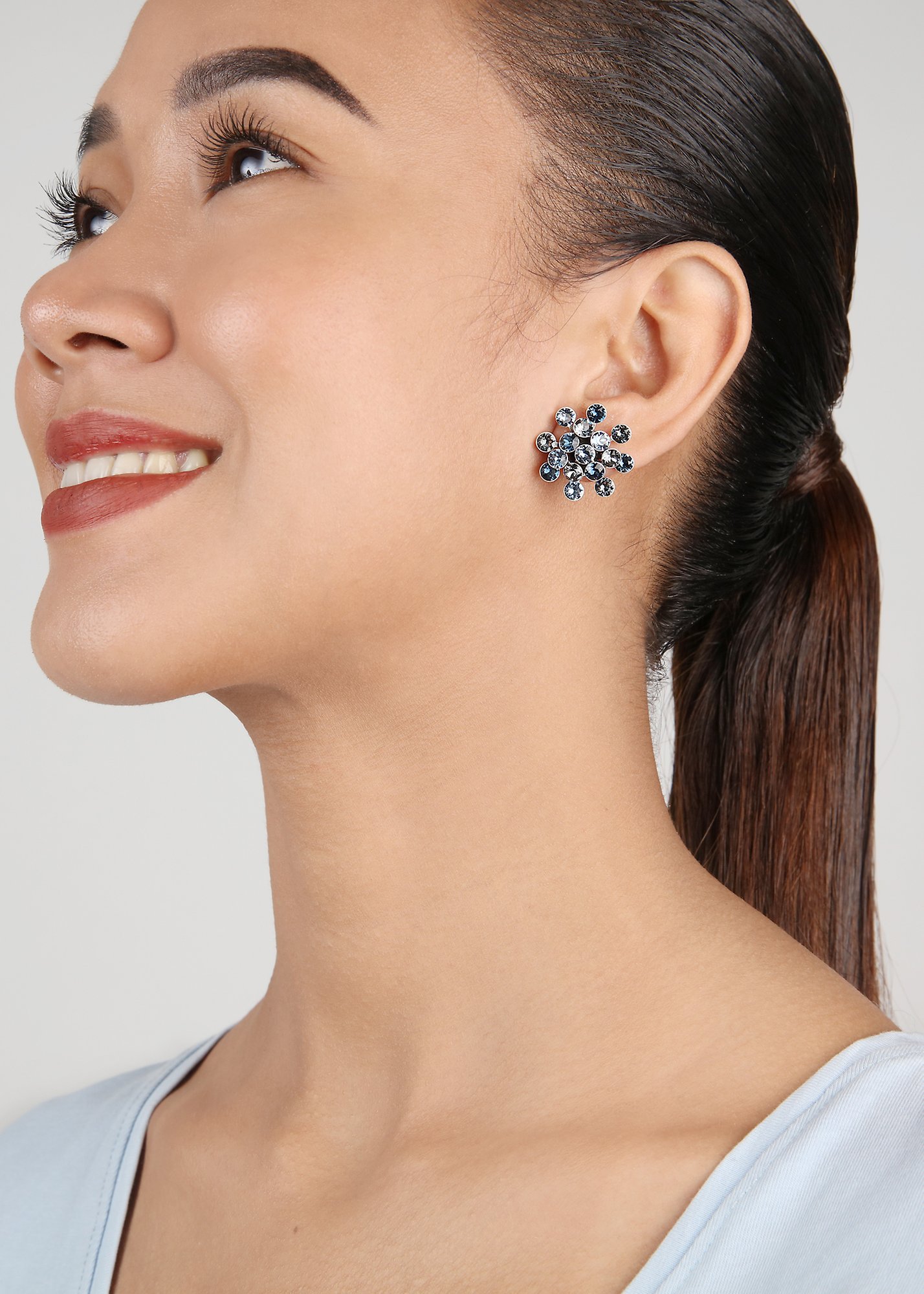 image pour Clou d'oreille Magic Fireball Orage grey Classic Size (21mm Ø)