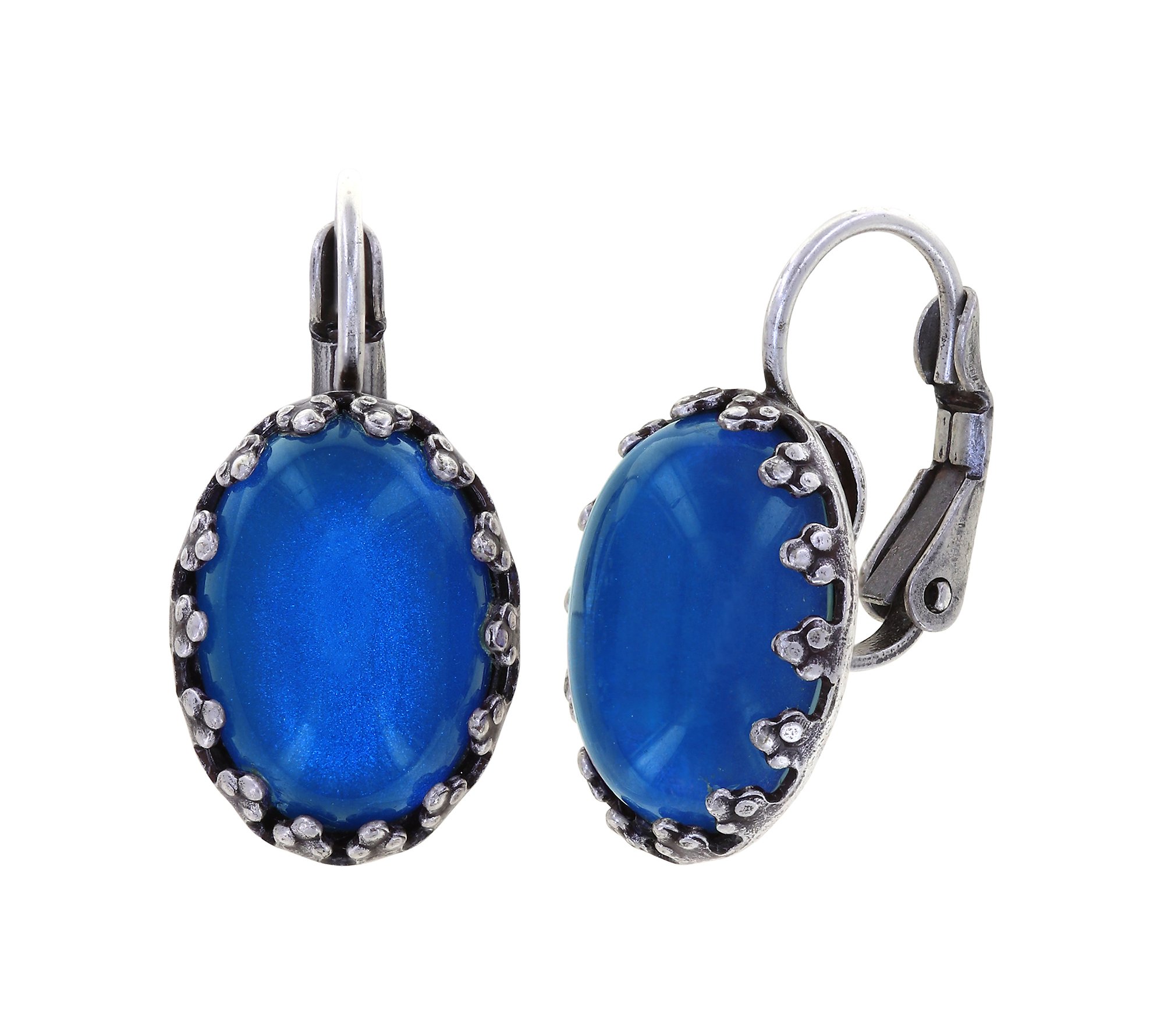 image pour Boucles d'oreilles Eurowire Jelly Star Bleu  