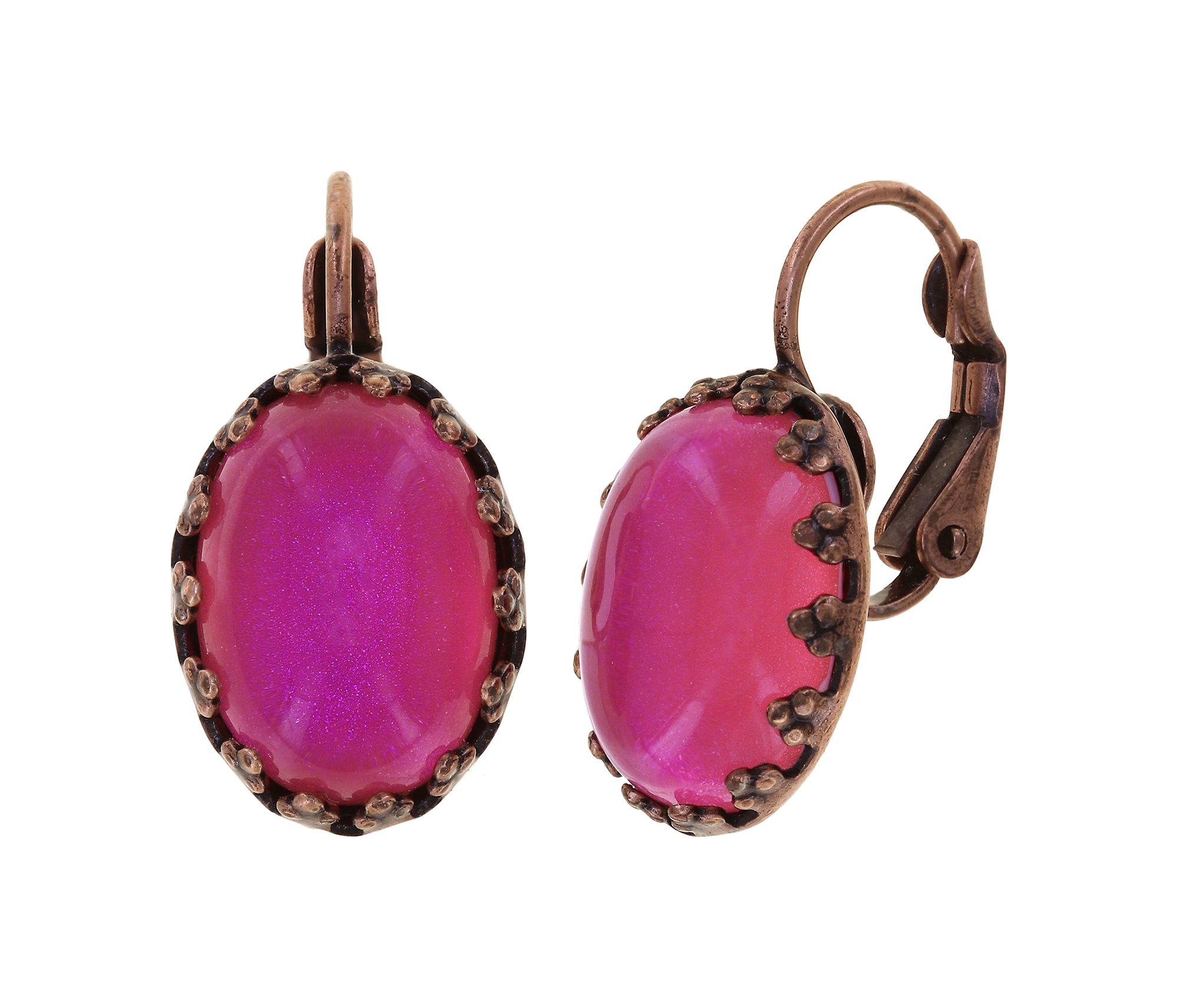 image pour Boucles d'oreilles Eurowire Jelly Star Rose  