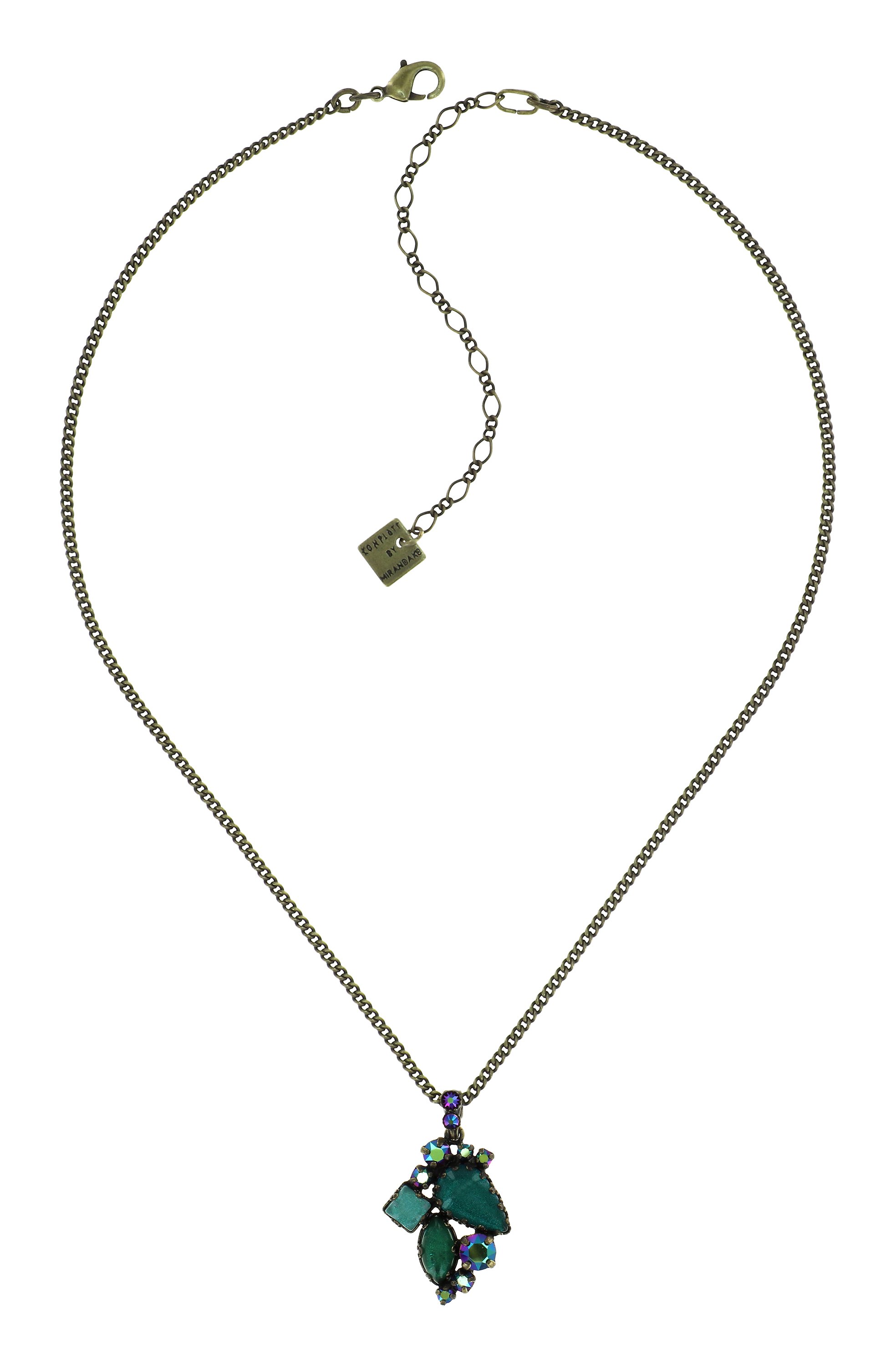 image pour Collier pendant Jelly Star Vert  