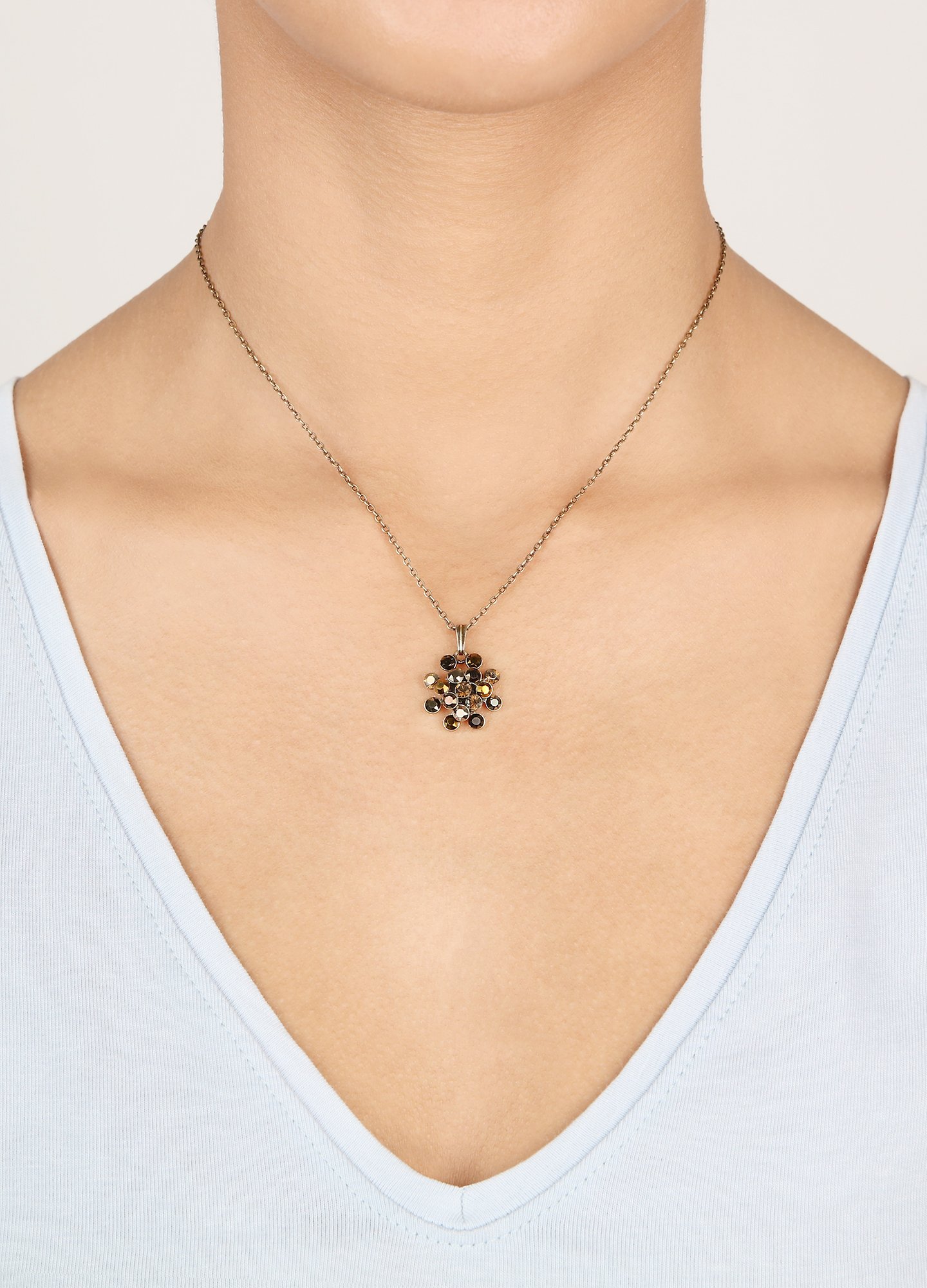 image pour Collier pendant Magic Fireball Ors Antiques dark brown mini