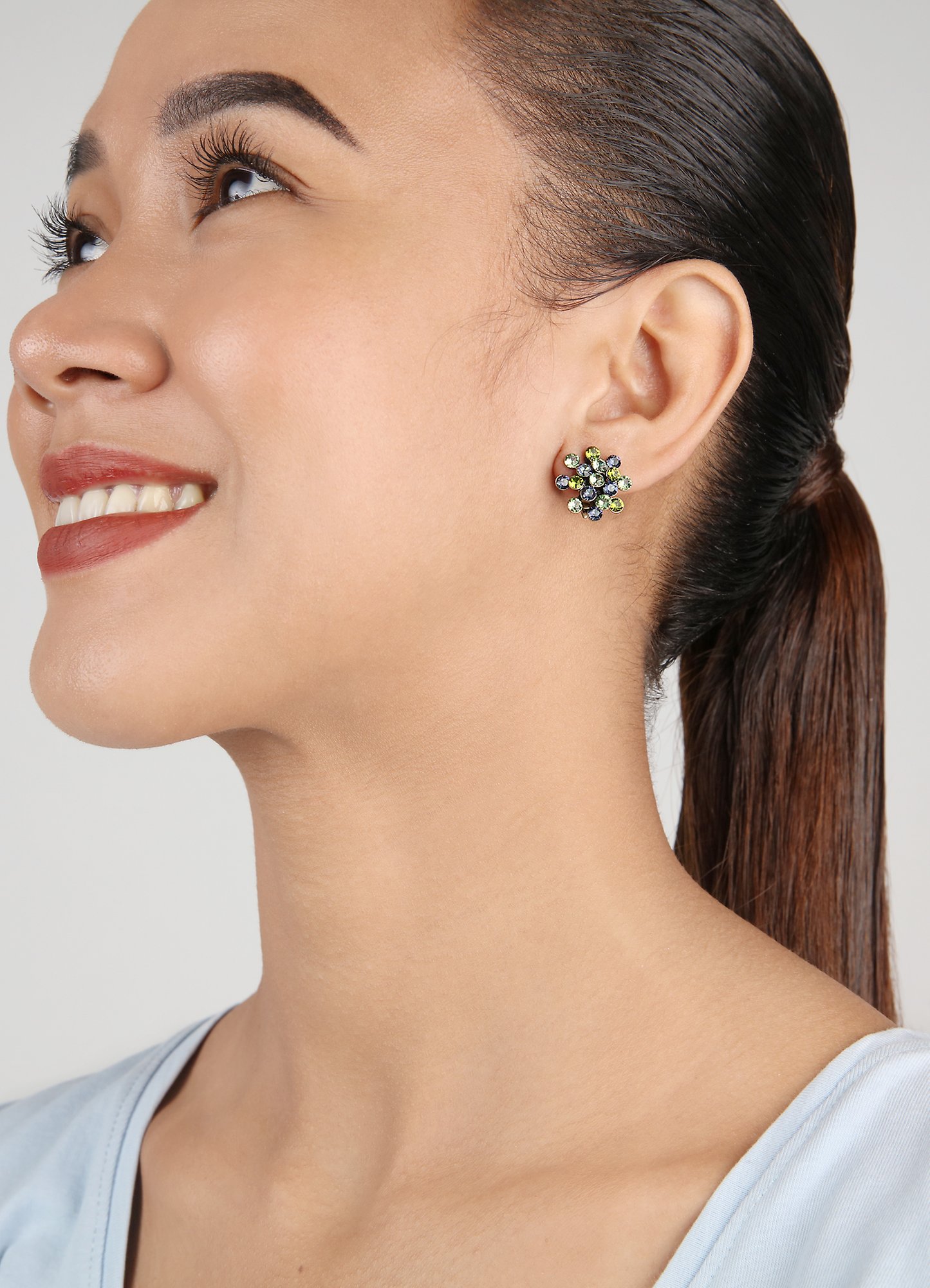 image for Earring Clip Magic Fireball Moving Green Green mini