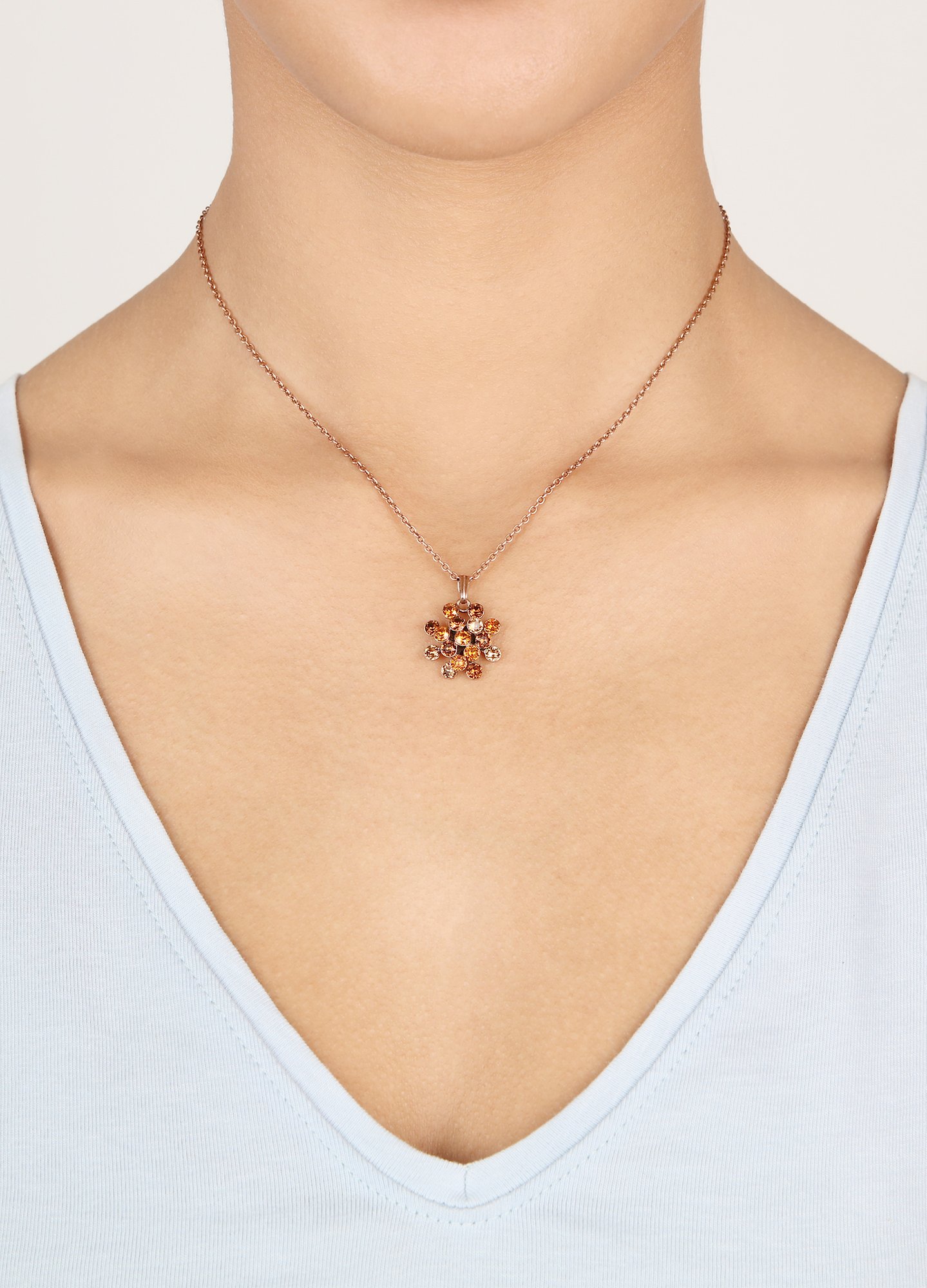 image for Necklace Pendant Magic Fireball Shine On Wood Brown mini