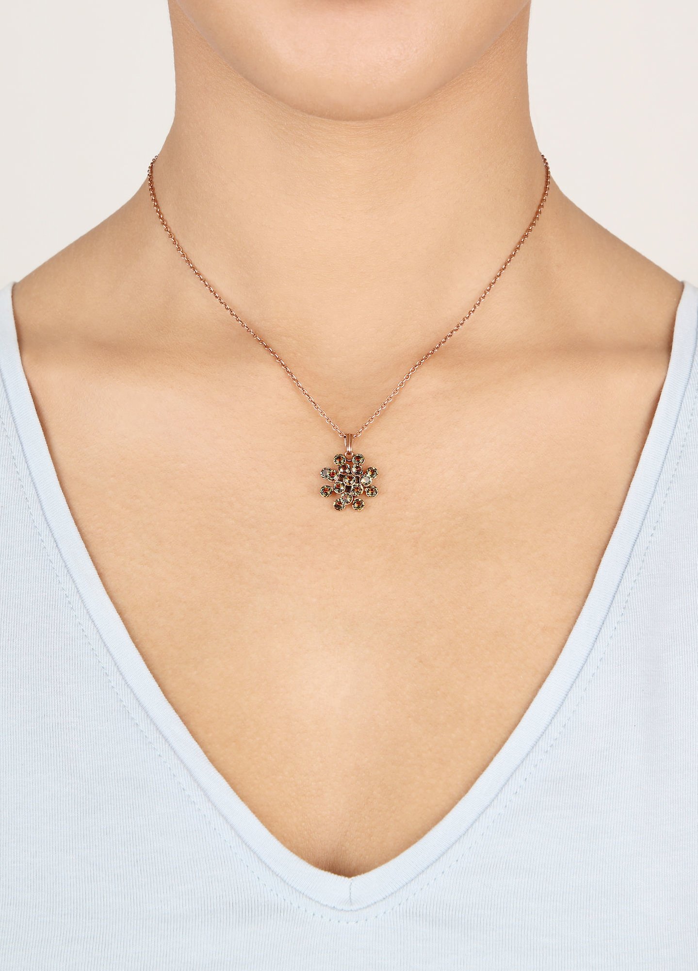 image pour Collier pendant Magic Fireball Secrets Cachés green/brown mini