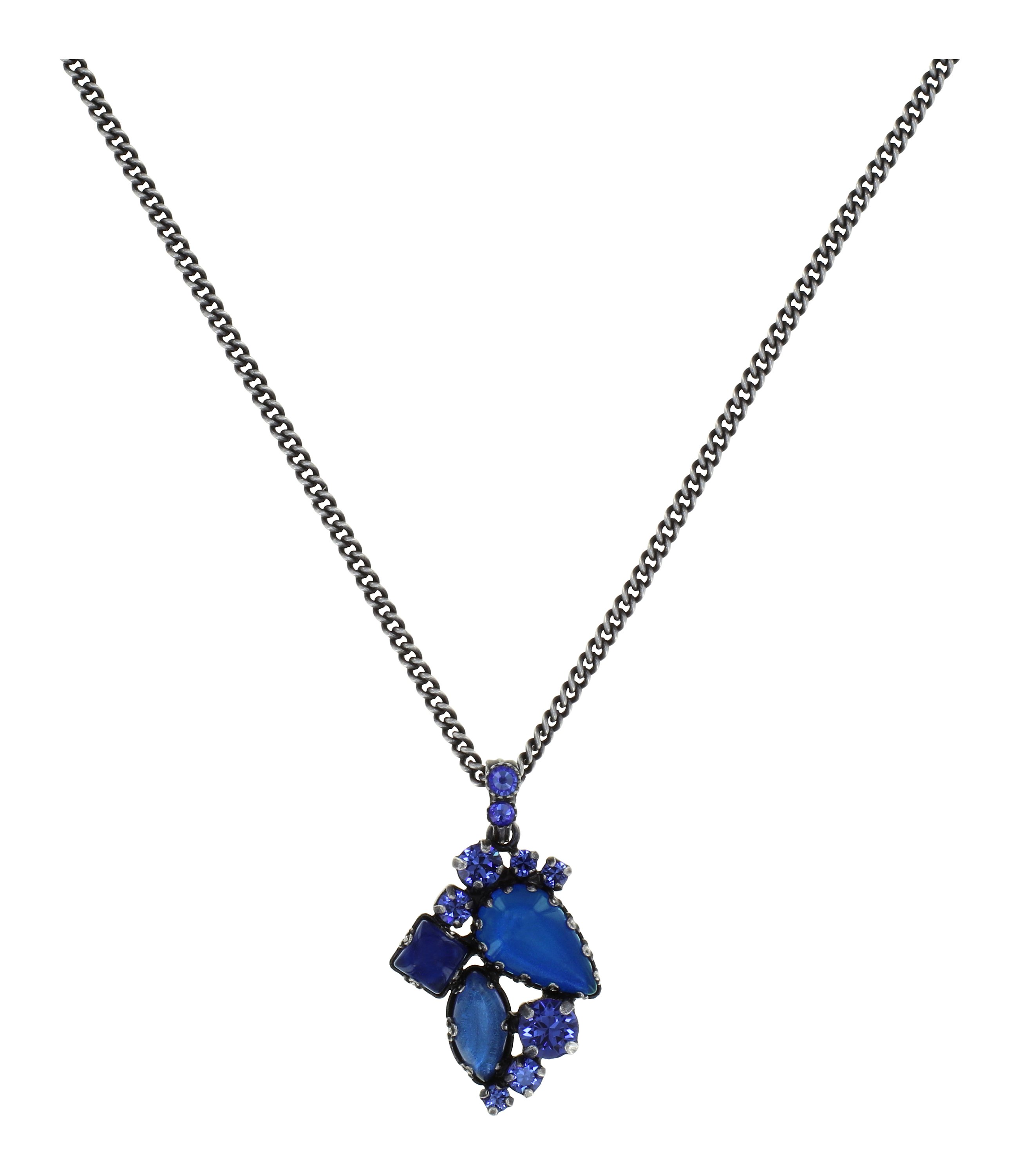 image for Necklace Pendant Jelly Star Blue  