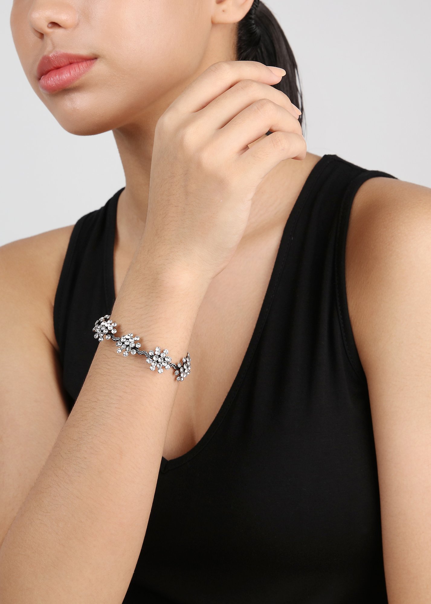 Bild für Armband Magic Fireball Kristallklar Weiß mini