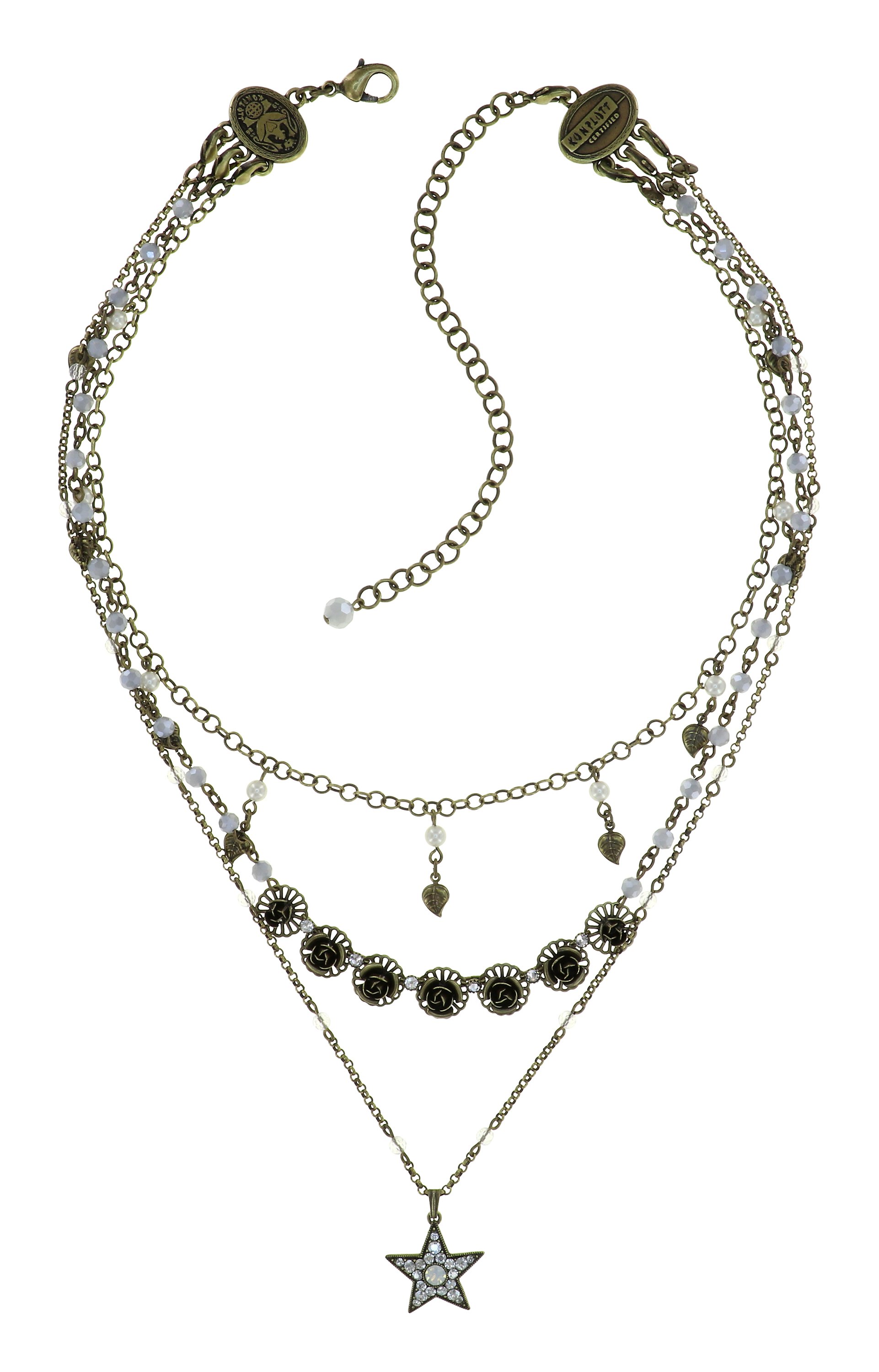 image for Necklace Metal Crash White  