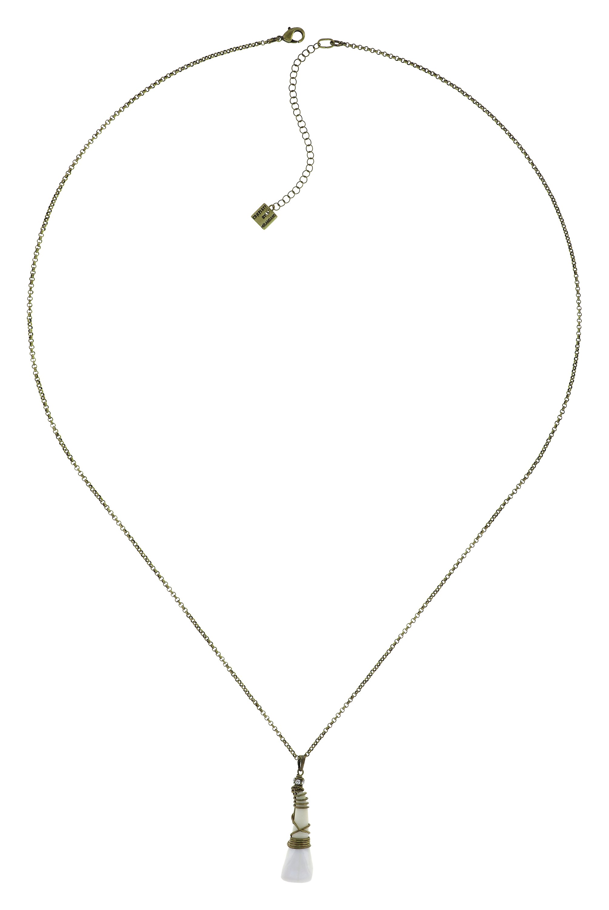 Kép Necklace pendant Metal Crash White  