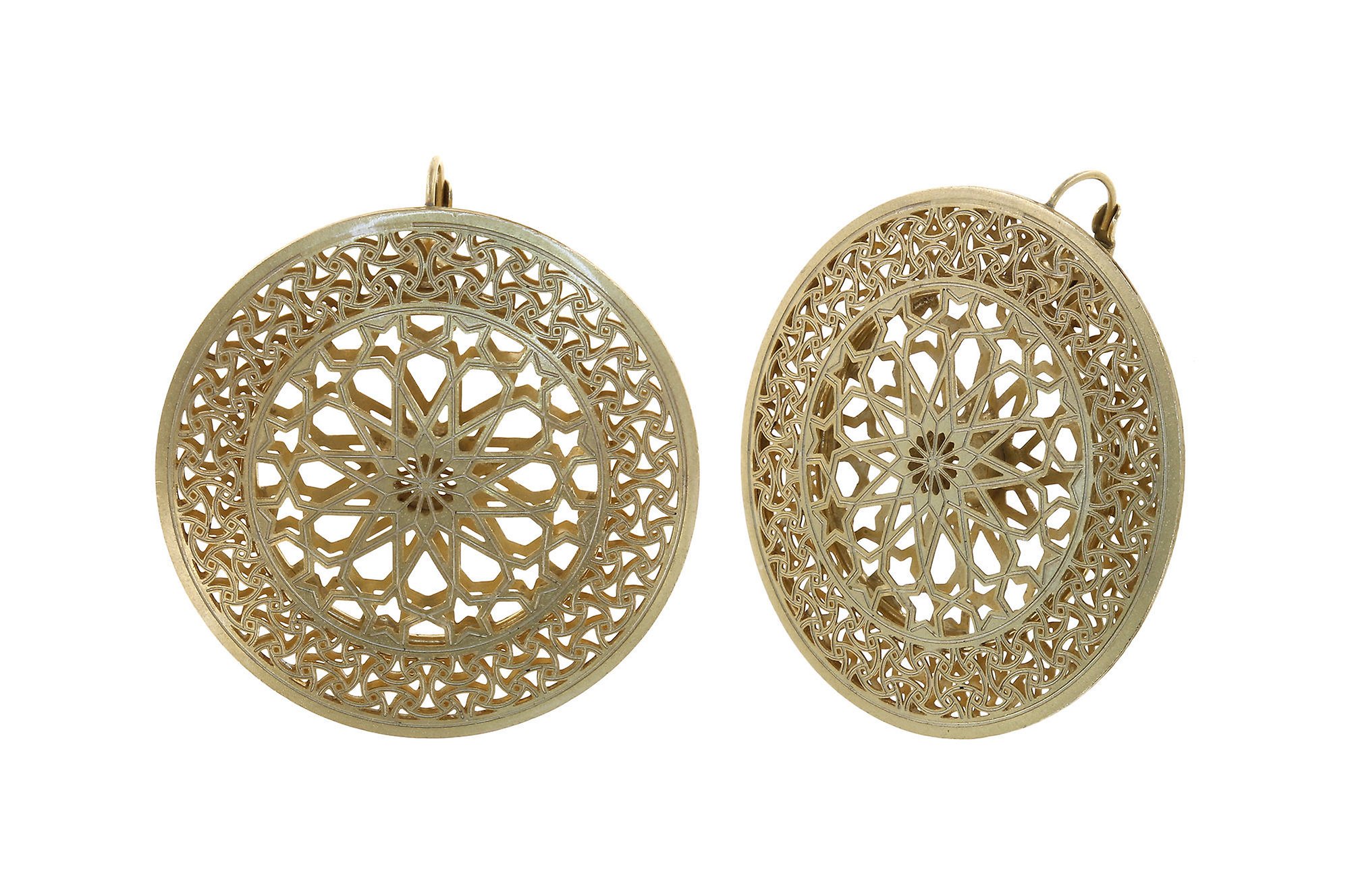 image for Earring Eurowire Shades of Light Gold  size M