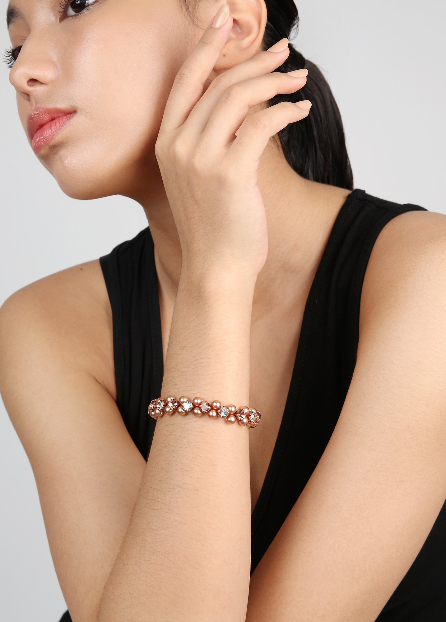 image pour Bracelet élastique Love Bugs Bilitis Beige 