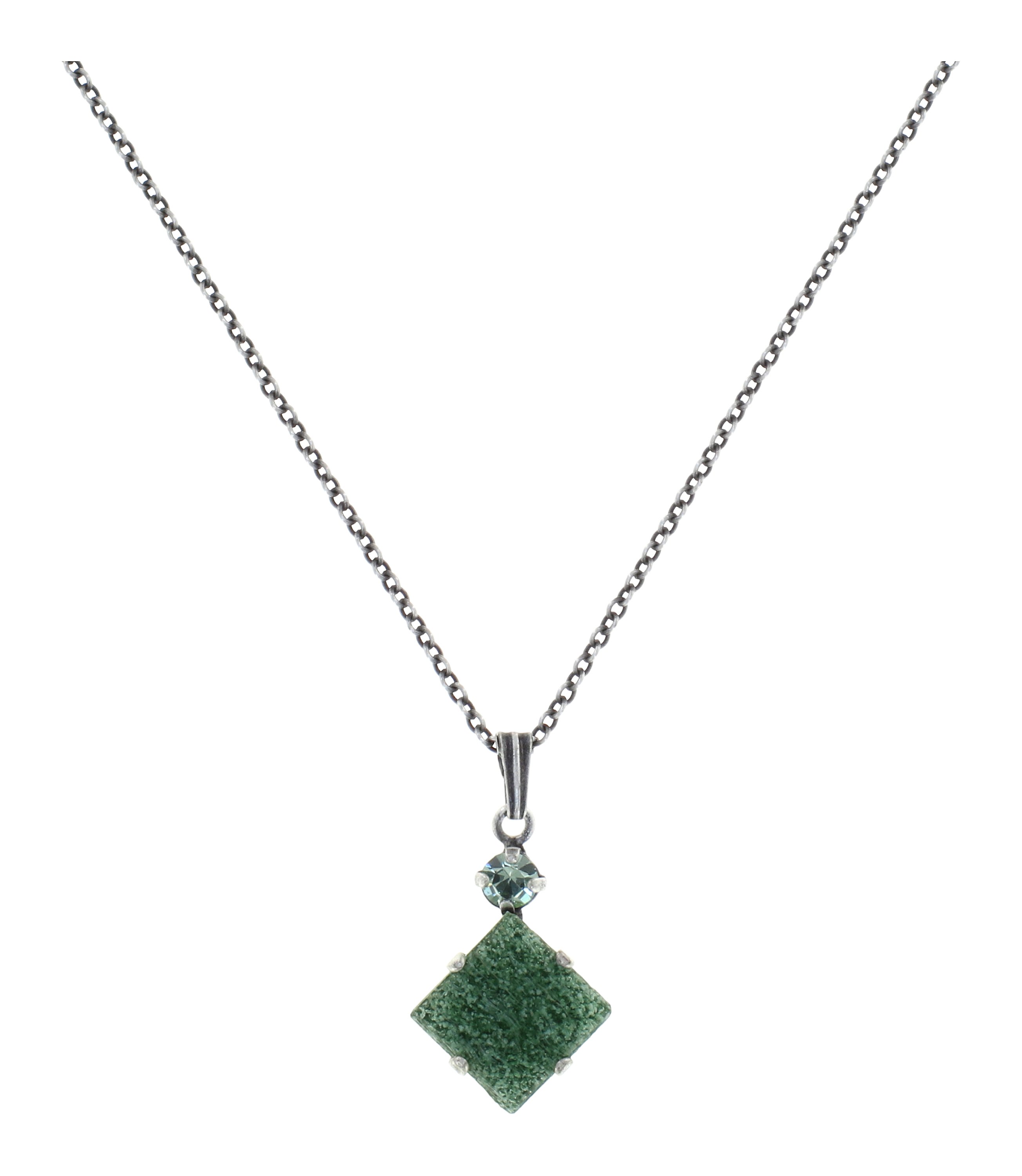 image for Necklace Pendant Cleo Green  