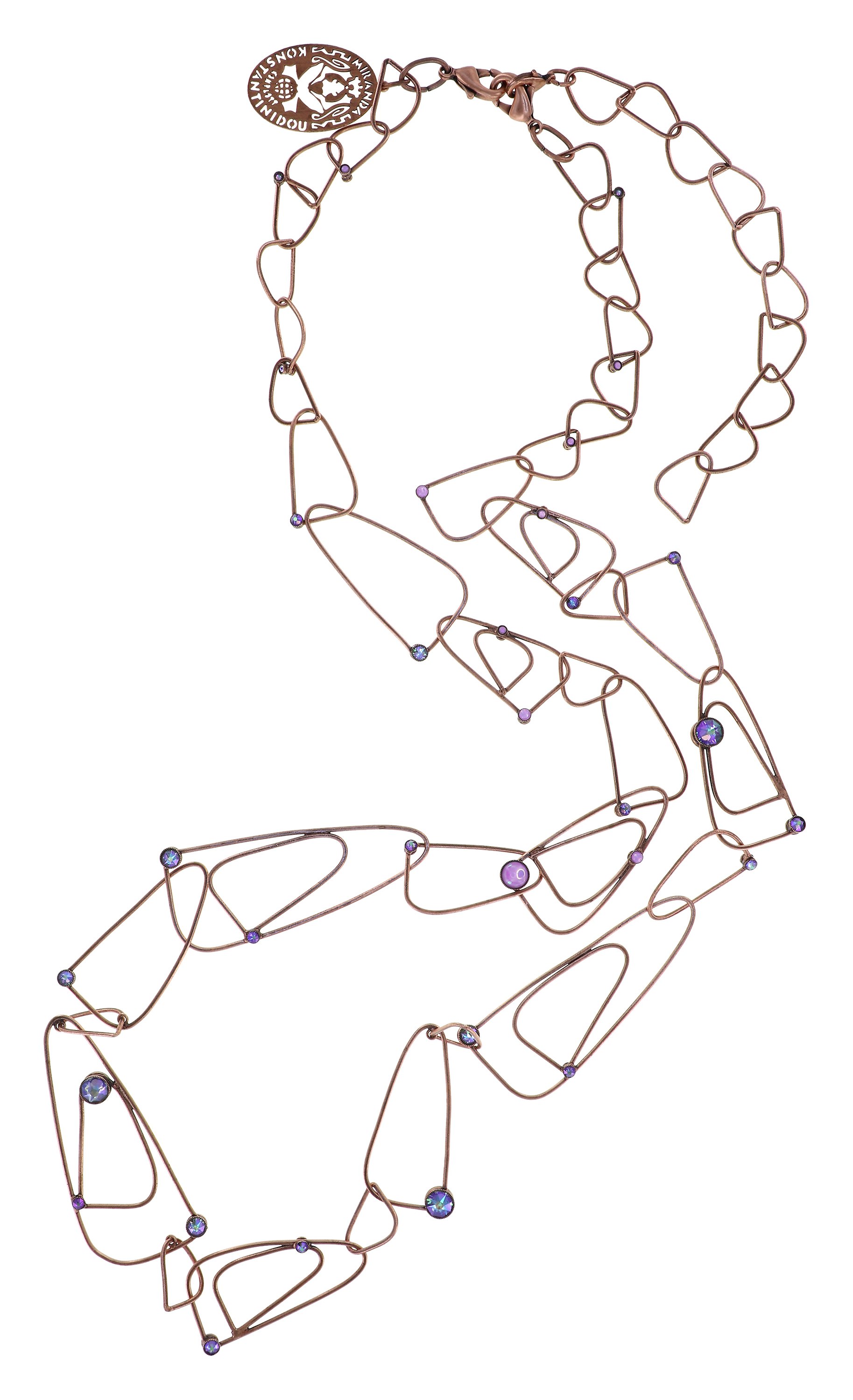 image for Necklace (Long) Wireworks Paradise Shine Lilac 