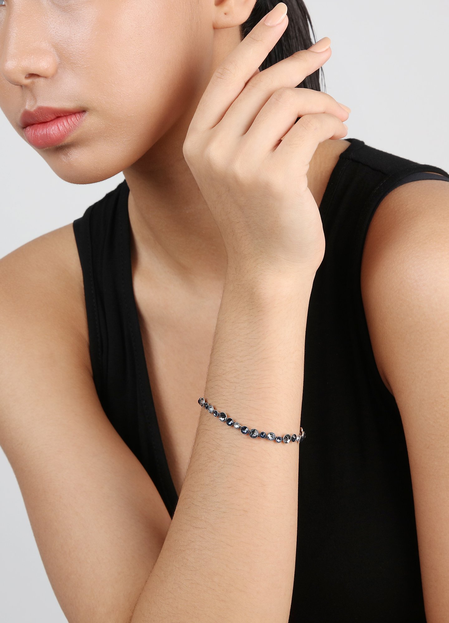 image for Bracelet Water Cascade Thunderstorm blue/grey 