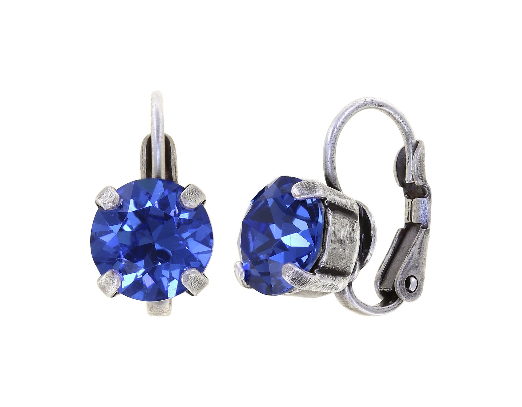 image pour Boucles d'oreilles Eurowire Black Jack Bleu sapphire SS 39