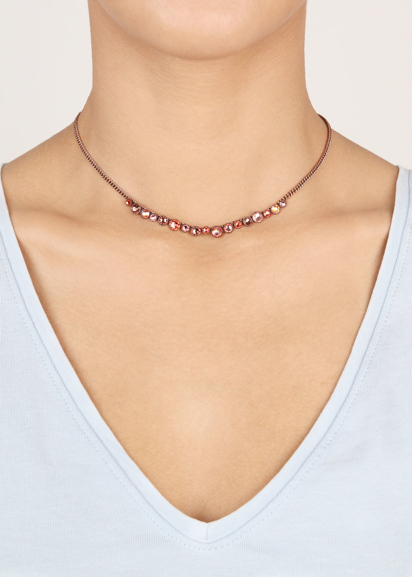 image pour Collier Water Cascade Pêche Antique coralline 