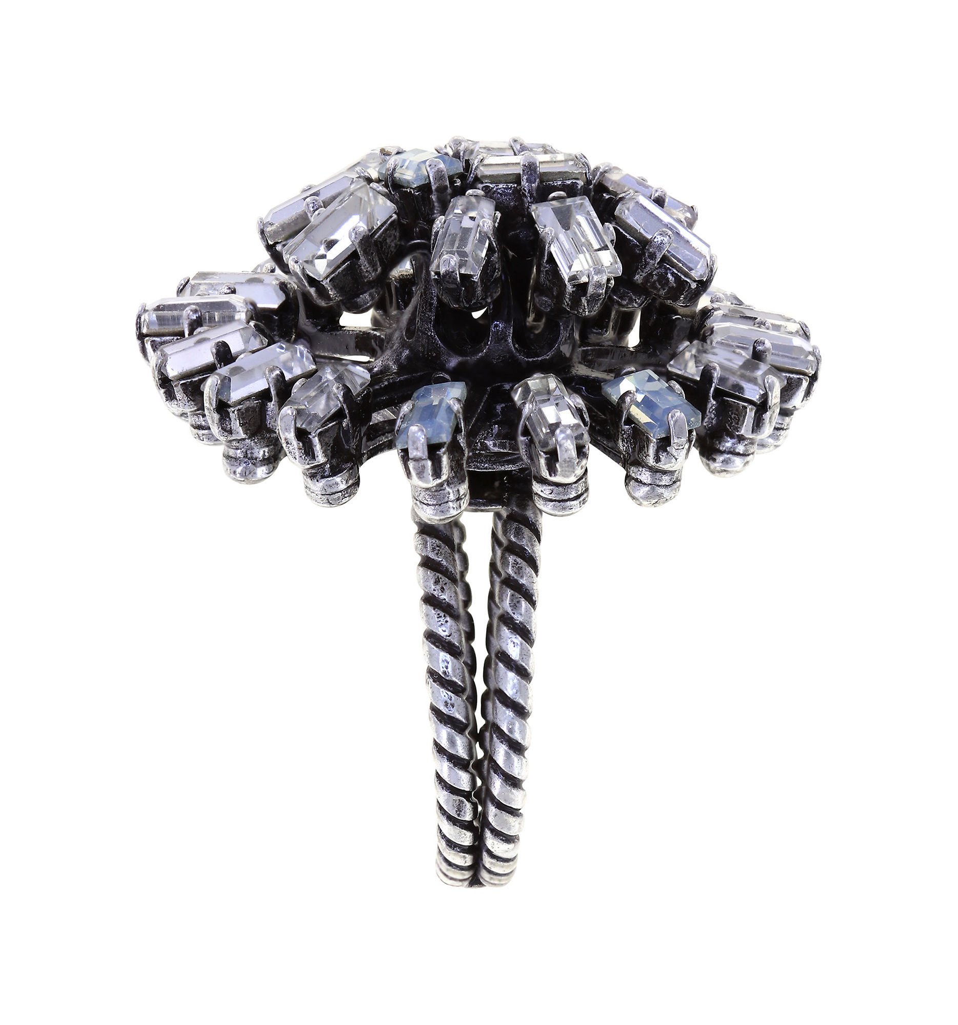 image pour Anneau Jumping Baguette De Luxe Blanc Réfléchissant white 