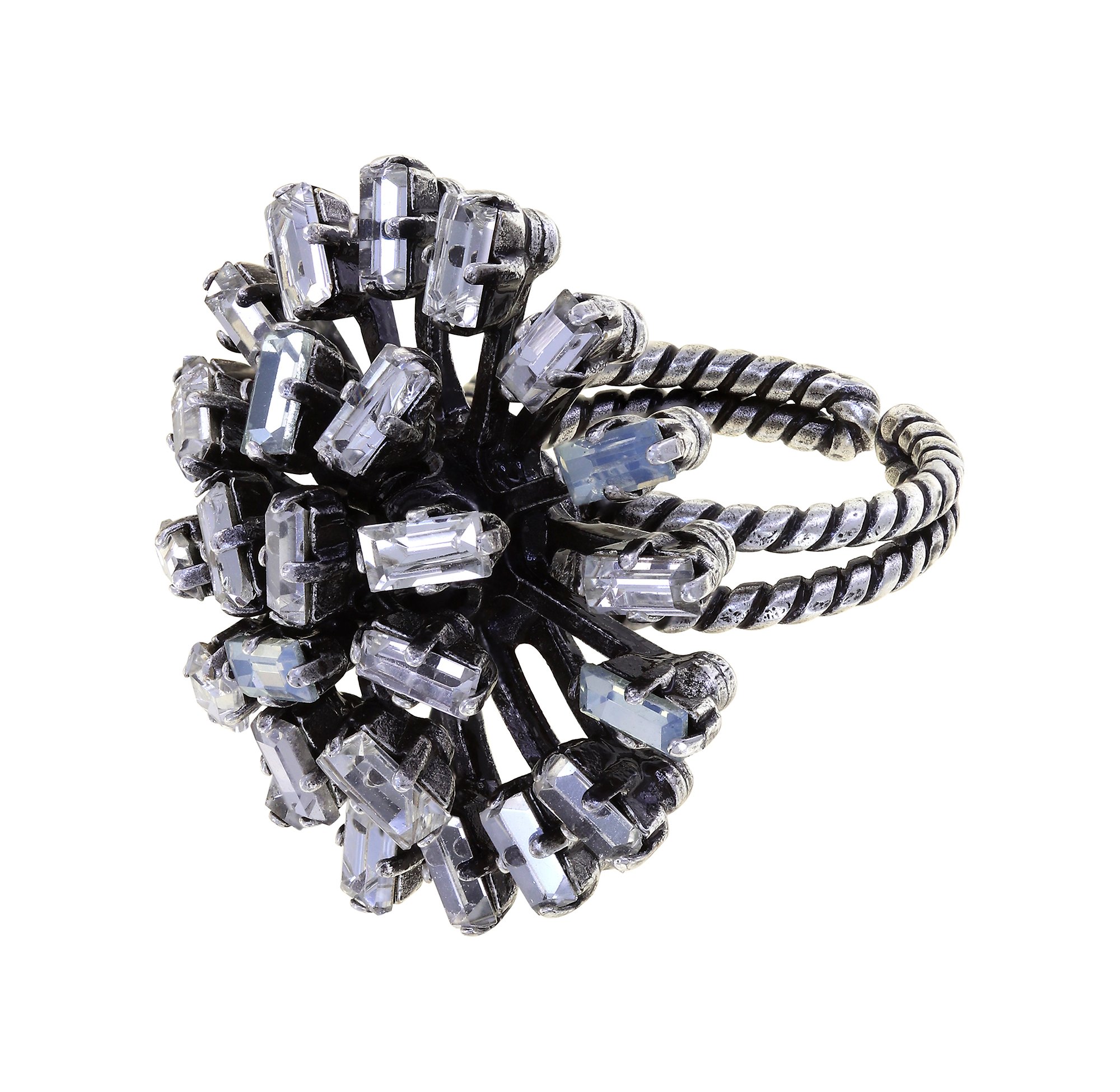 image for Ring Jumping Baguette De Luxe Reflection White white 