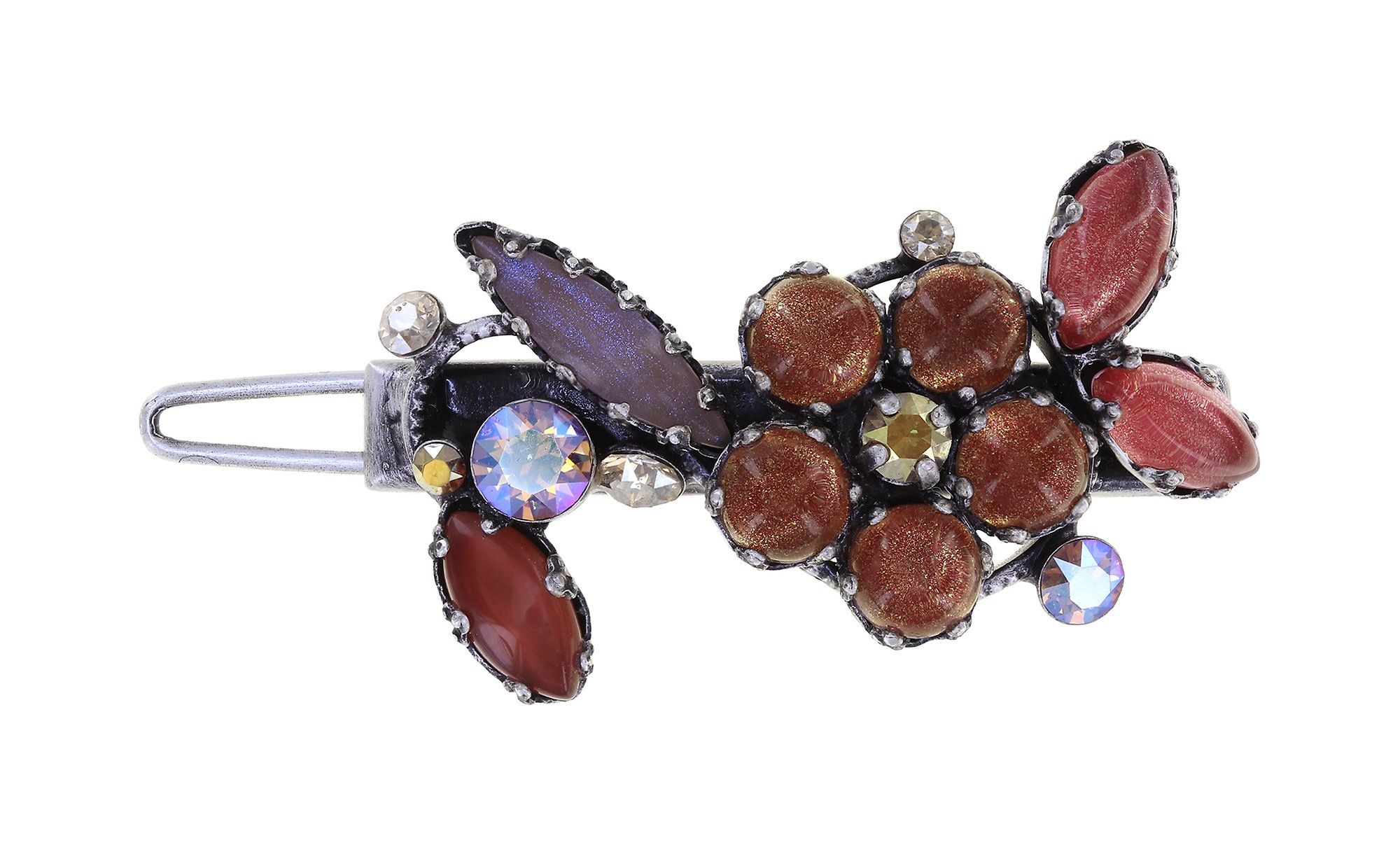 image pour Accessoires pour cheveux Twisted Flower Marron  