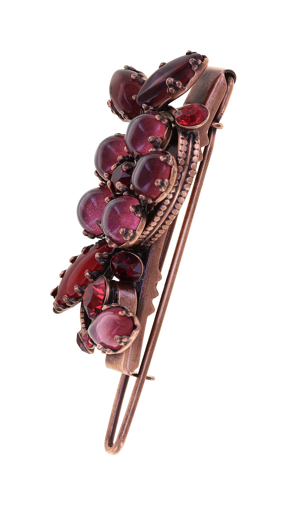 Bild für Haarschmuck Twisted Flower Rot  