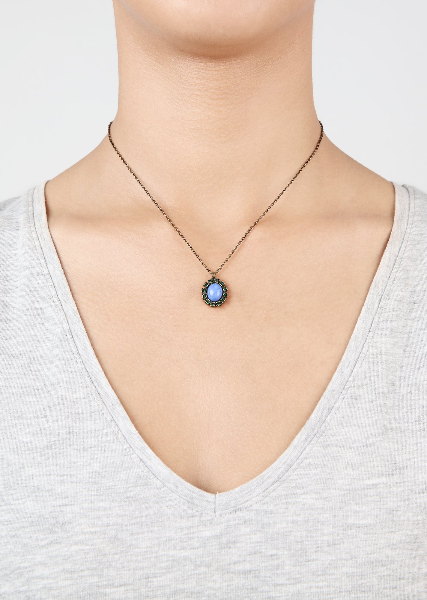 image for Necklace Pendant Bohemian Treasure Winter Fruits multi 