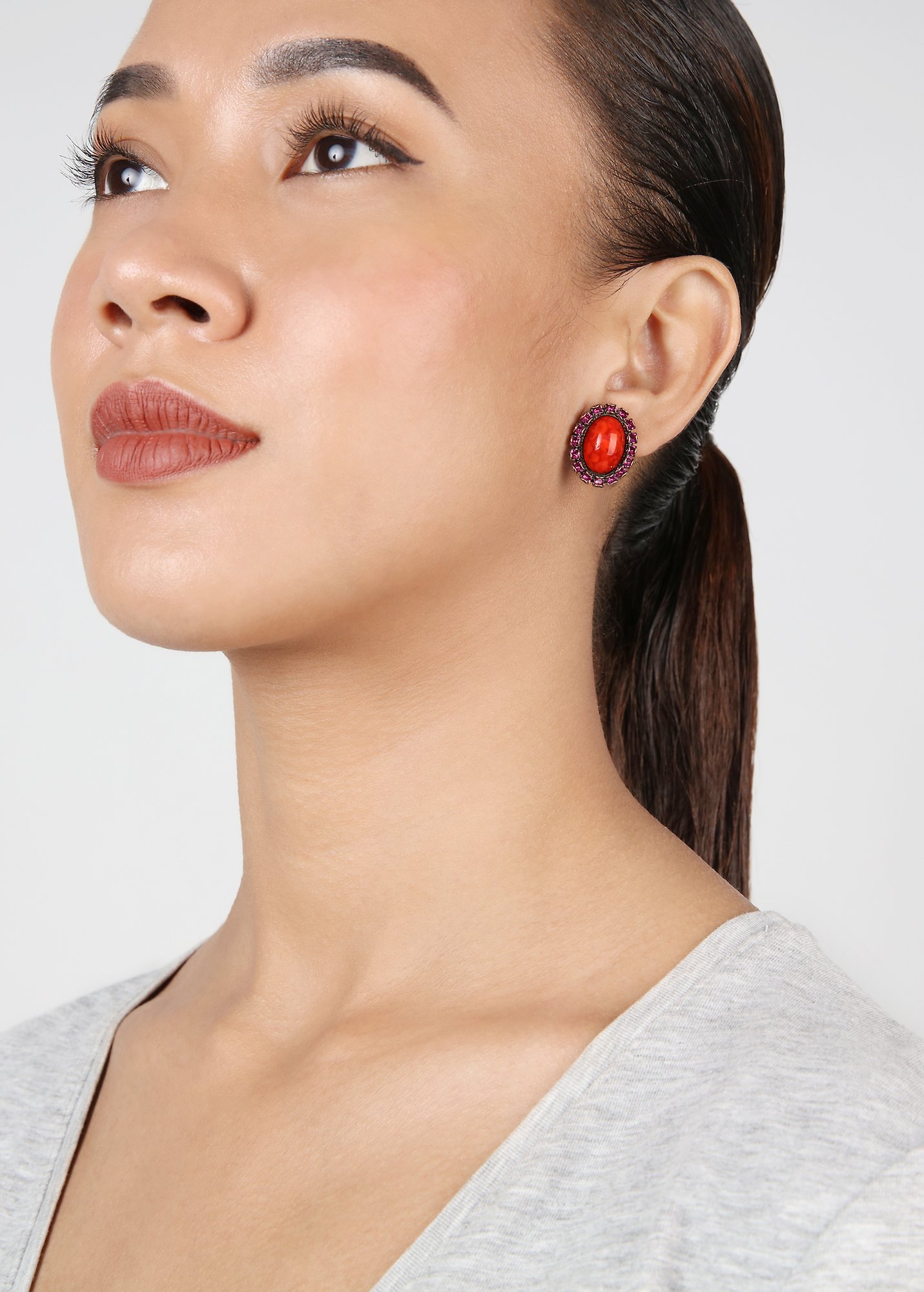 image for Earring Stud Bohemian Treasure Winter Fruits multi 