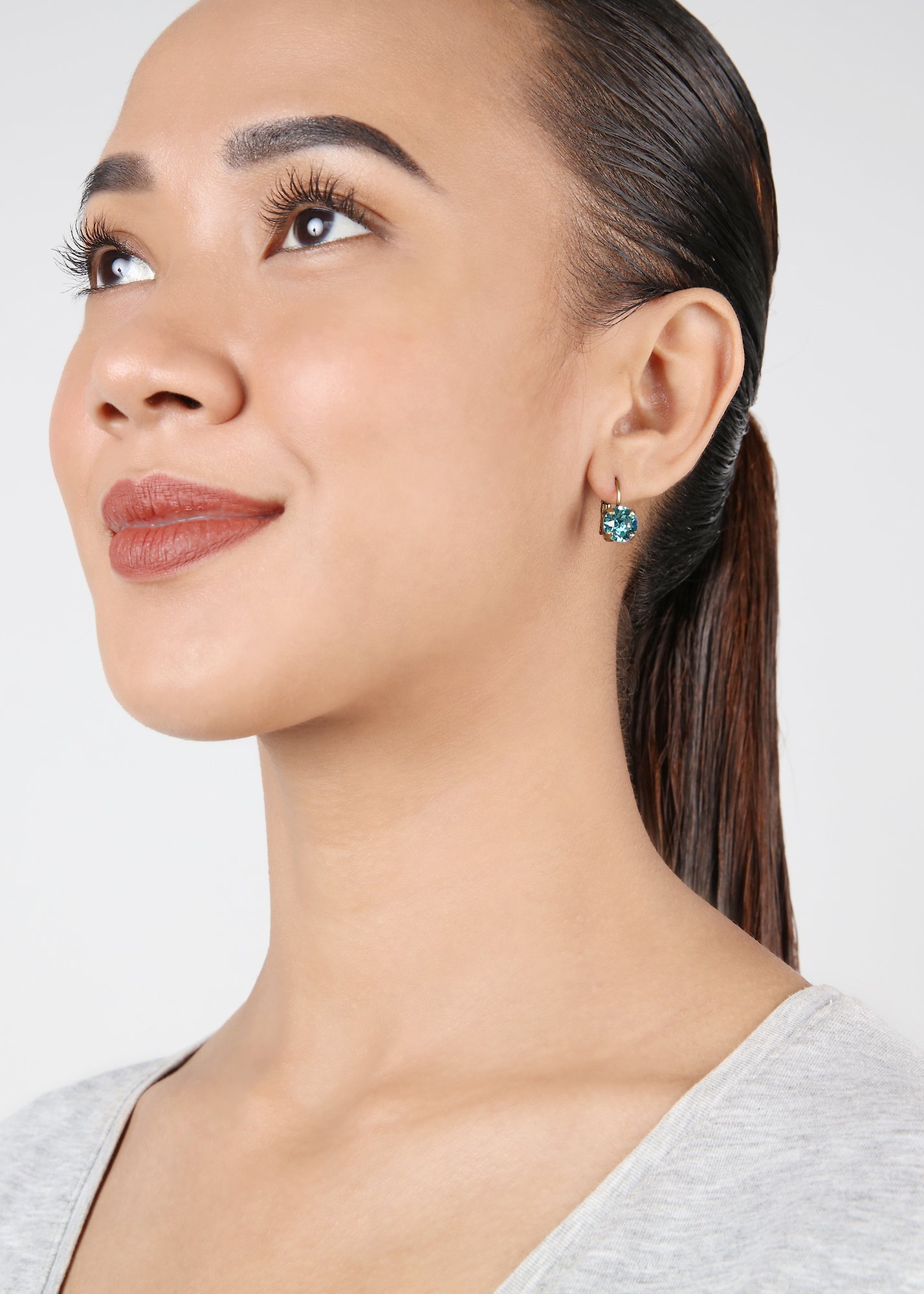 Bild für Ohrringe mit Brisur Black Jack Blau lt. turquoise SS 39